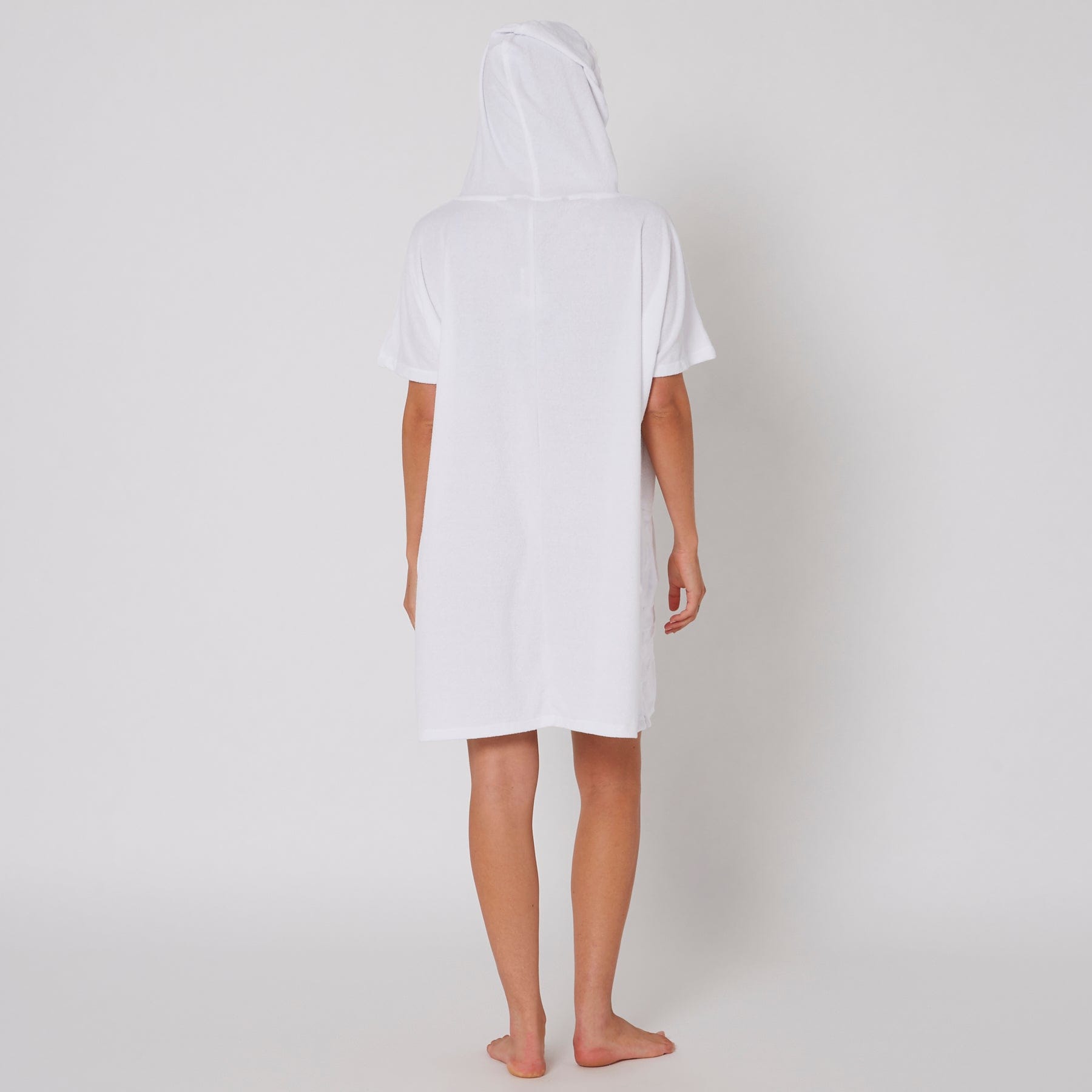 Ocean and Earth Ladies V-Neck Hooded Poncho