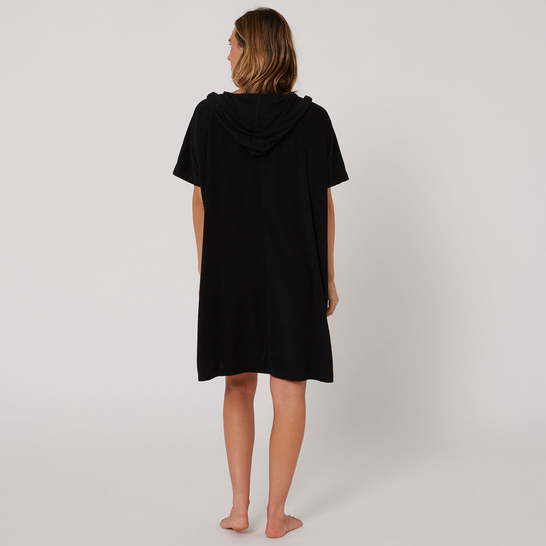 Ocean and Earth Ladies V-Neck Hooded Poncho