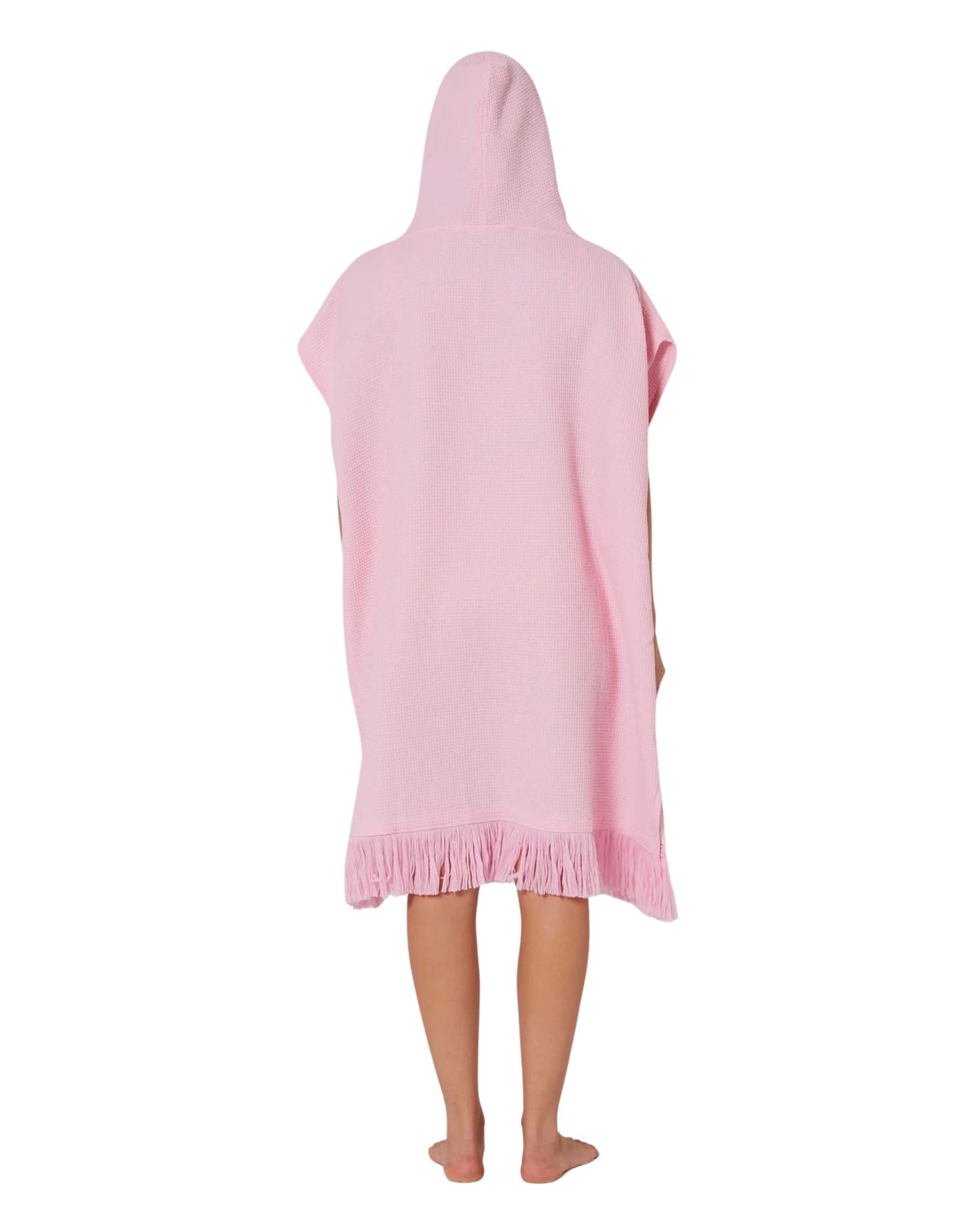 Ocean and Earth Ladies Waffle Poncho