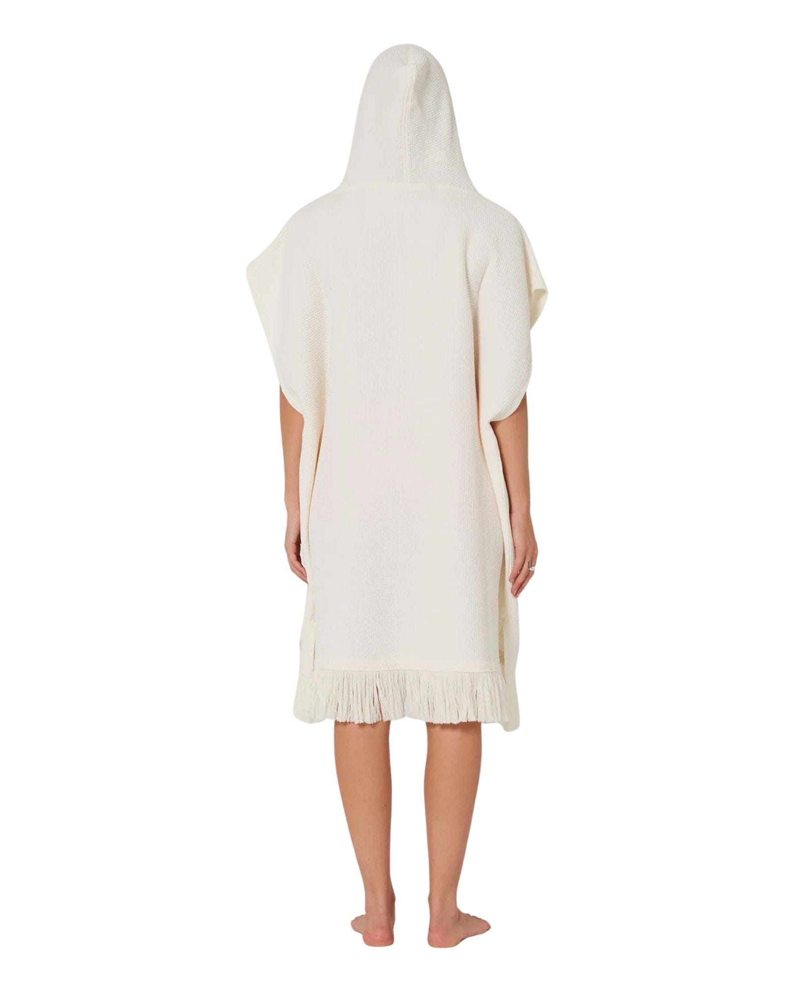 Ocean and Earth Ladies Waffle Poncho