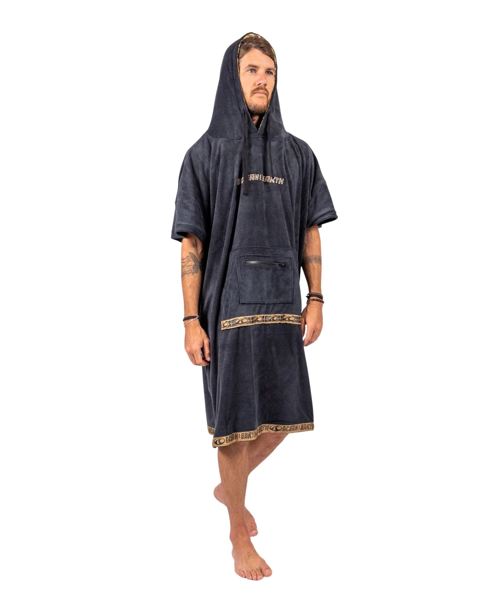 Ocean and Earth Men's Ignite Hooded Poncho