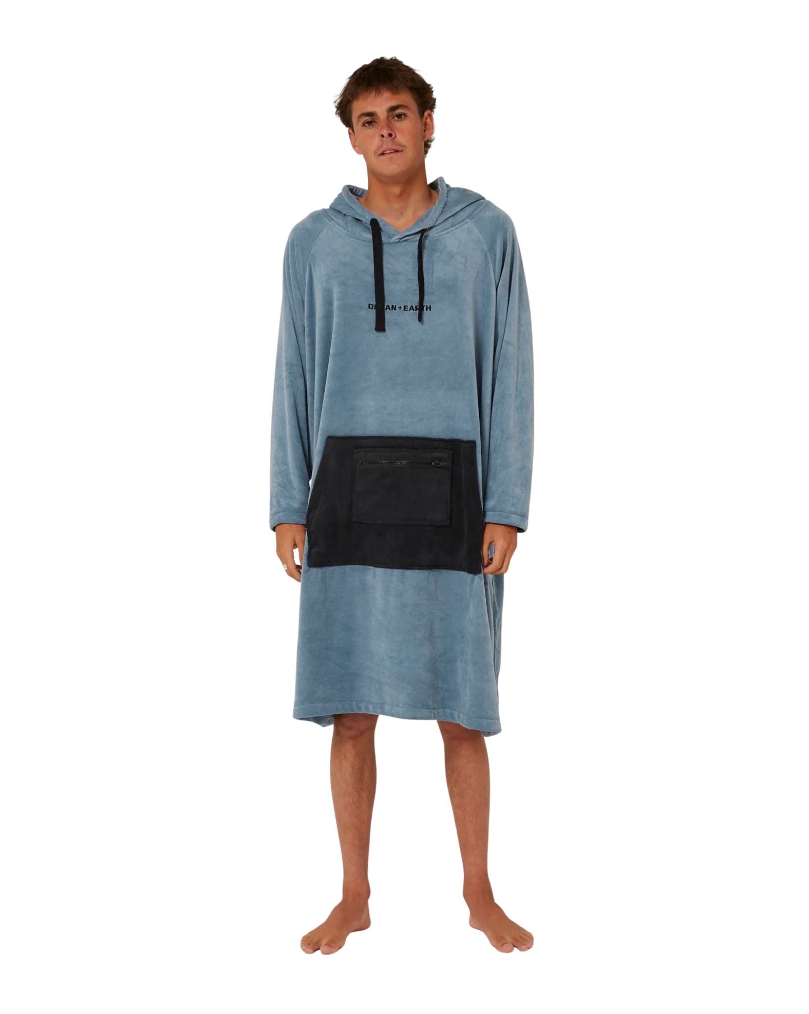 Ocean and Earth Men's Surf Essentials Long Sleeve Poncho