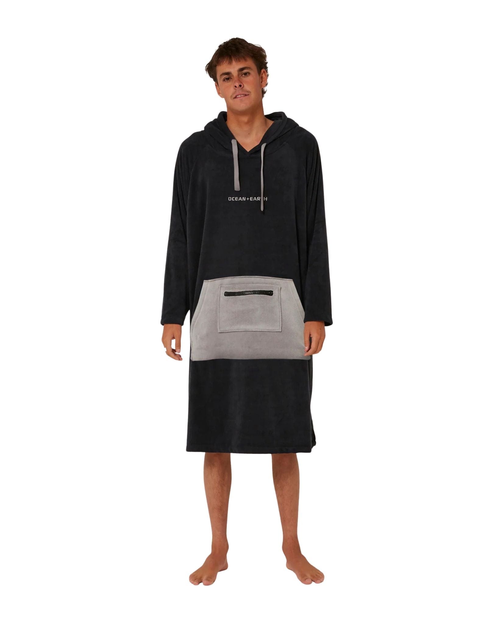 Ocean and Earth Men's Surf Essentials Long Sleeve Poncho