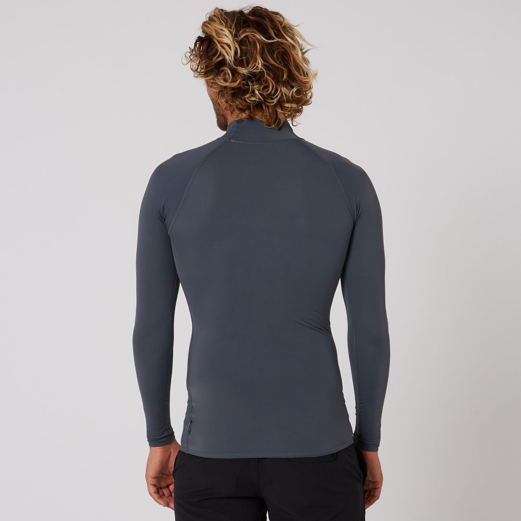 Ocean and Earth Mens Script Rash Long Sleeve Rash Shirt