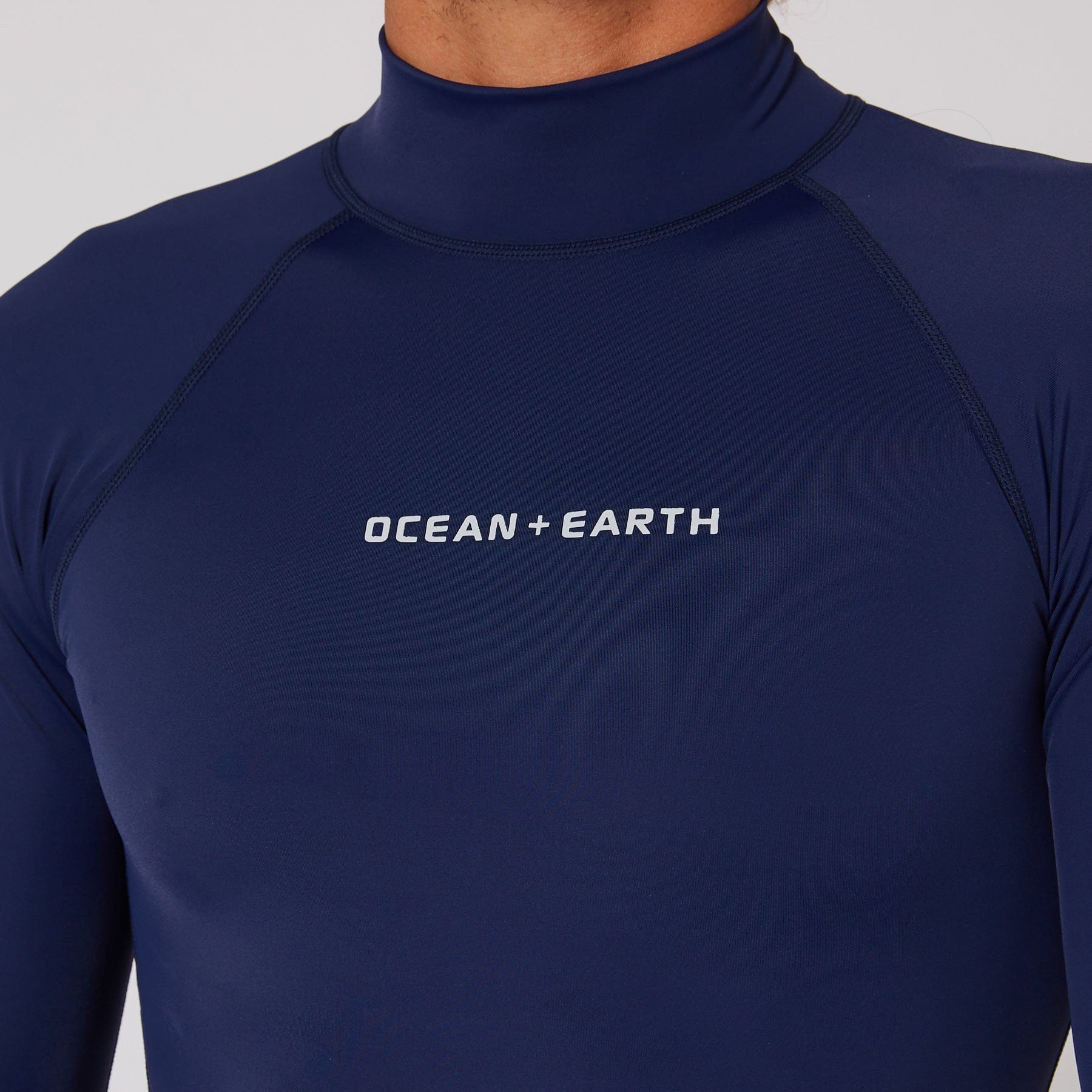 Ocean and Earth Mens Script Short Sleeve Rash Shirt