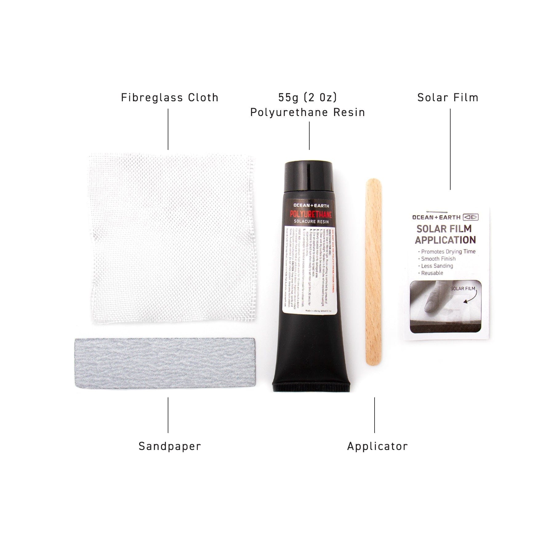 Ocean and Earth Polyurethane Surfboard Repair Kit