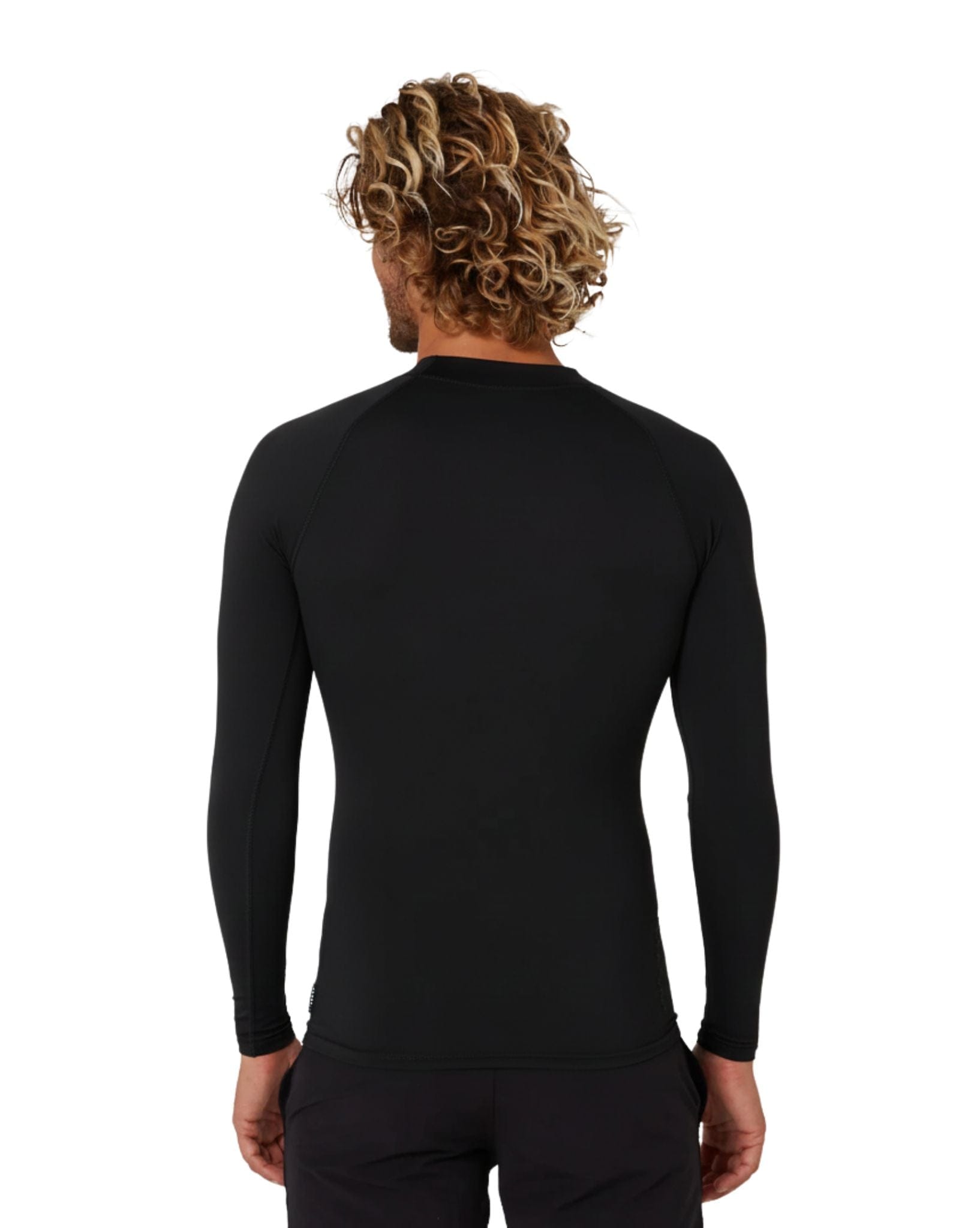 Ocean and Earth Rib Guard Padded Long Sleeve Vest - Black