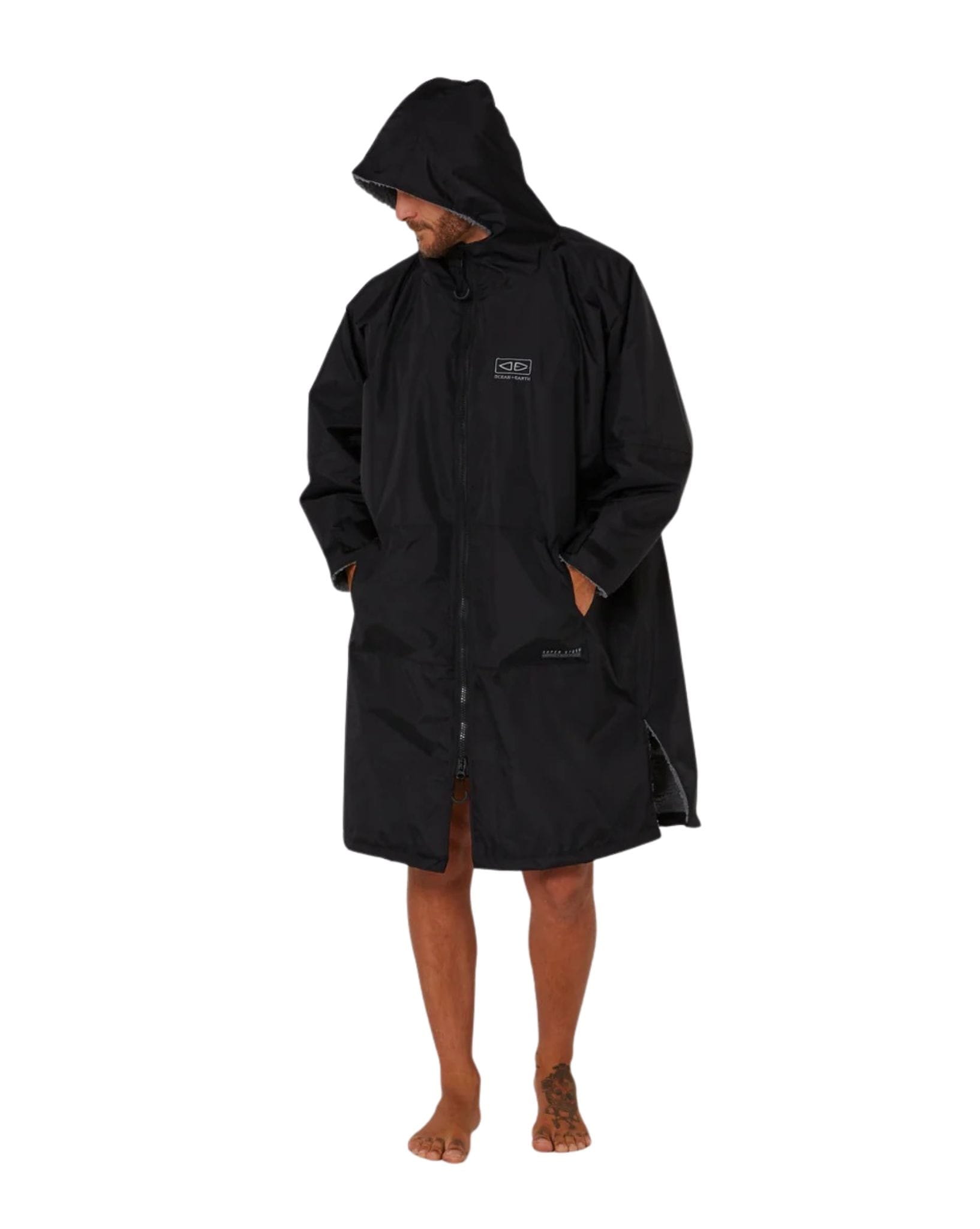 Ocean and Earth Super Storm Hooded Poncho