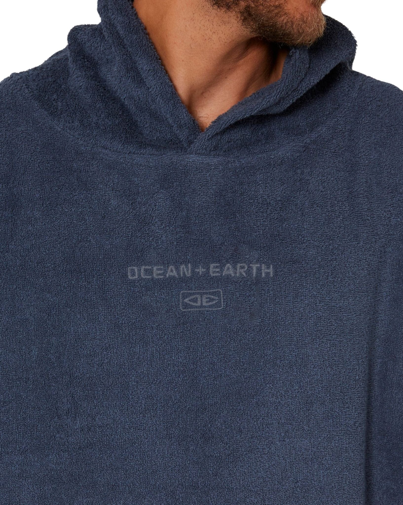 Ocean and Earth Terry Hooded Poncho