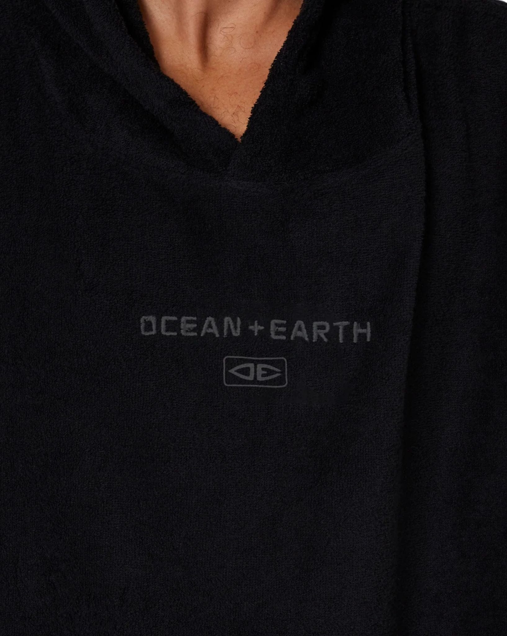 Ocean and Earth Terry Hooded Poncho