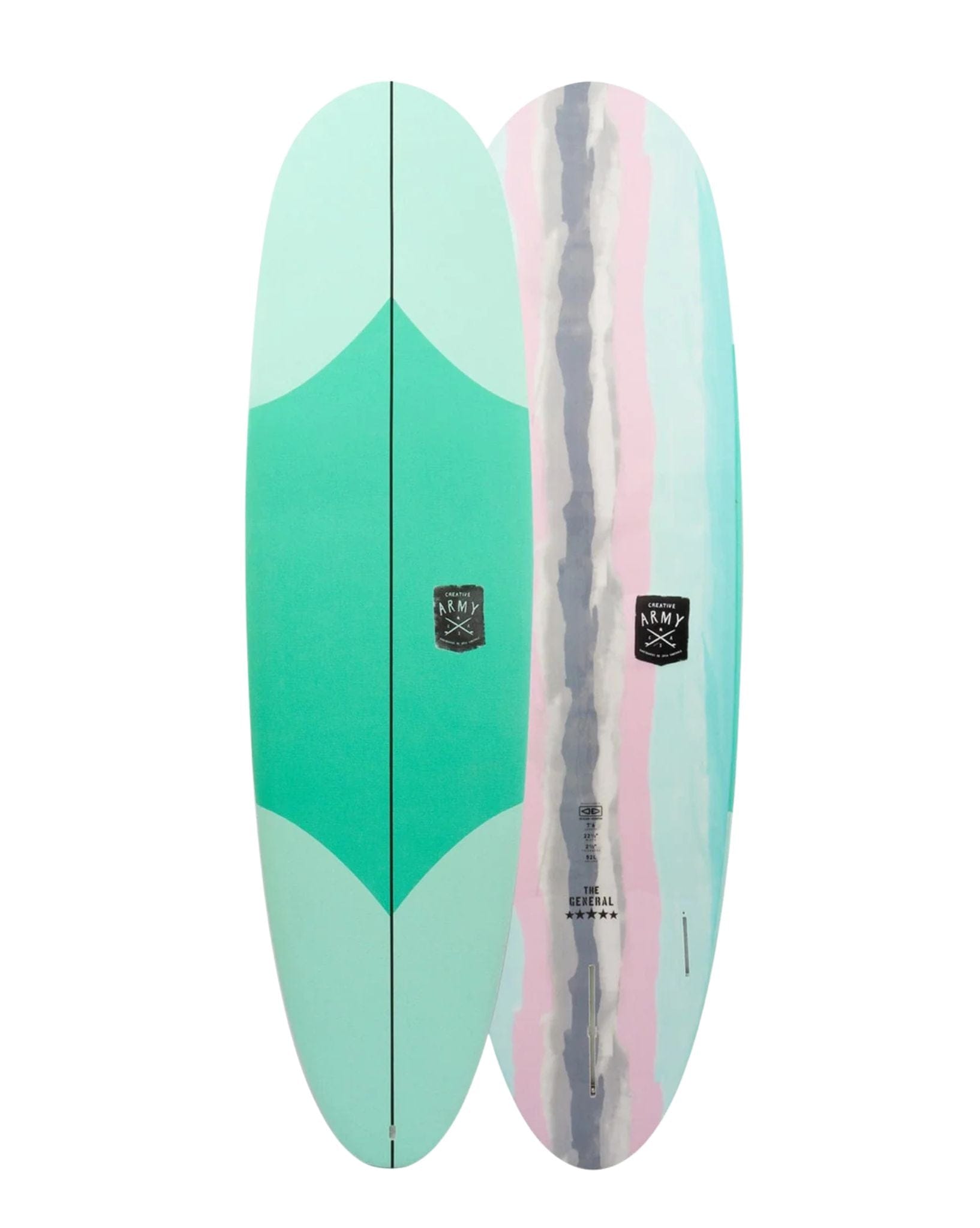 Ocean and Earth The General C-Army Epoxy Soft Longboard 7'0