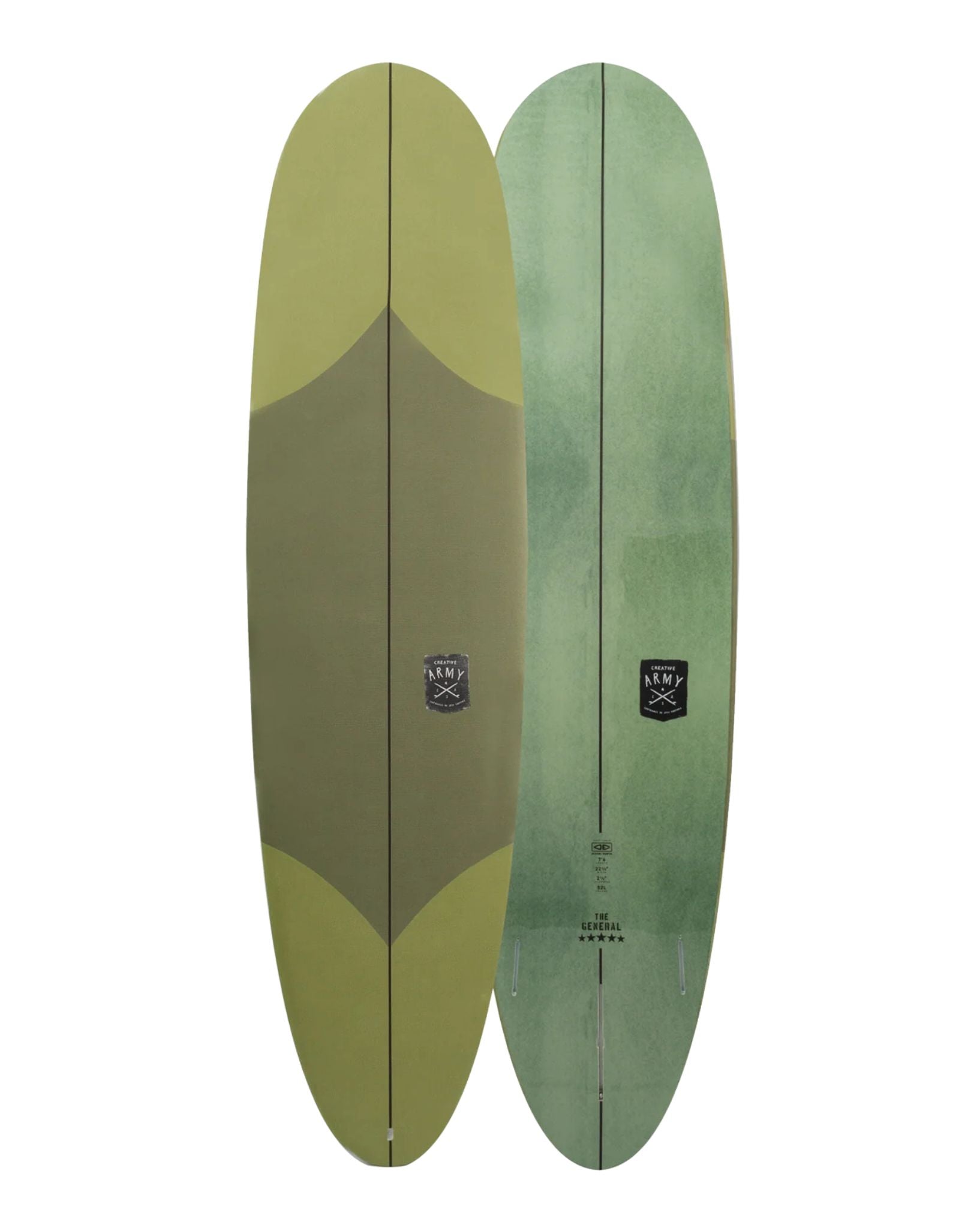 Ocean and Earth The General C-Army Epoxy Soft Longboard 8'0