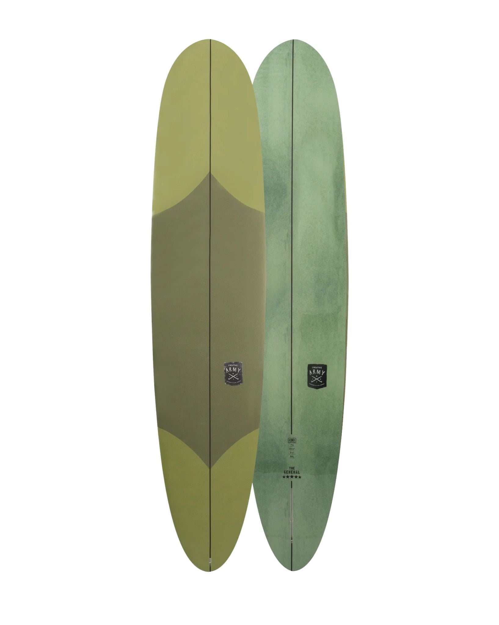 Ocean and Earth The General C-Army Epoxy Soft Longboard 9'6