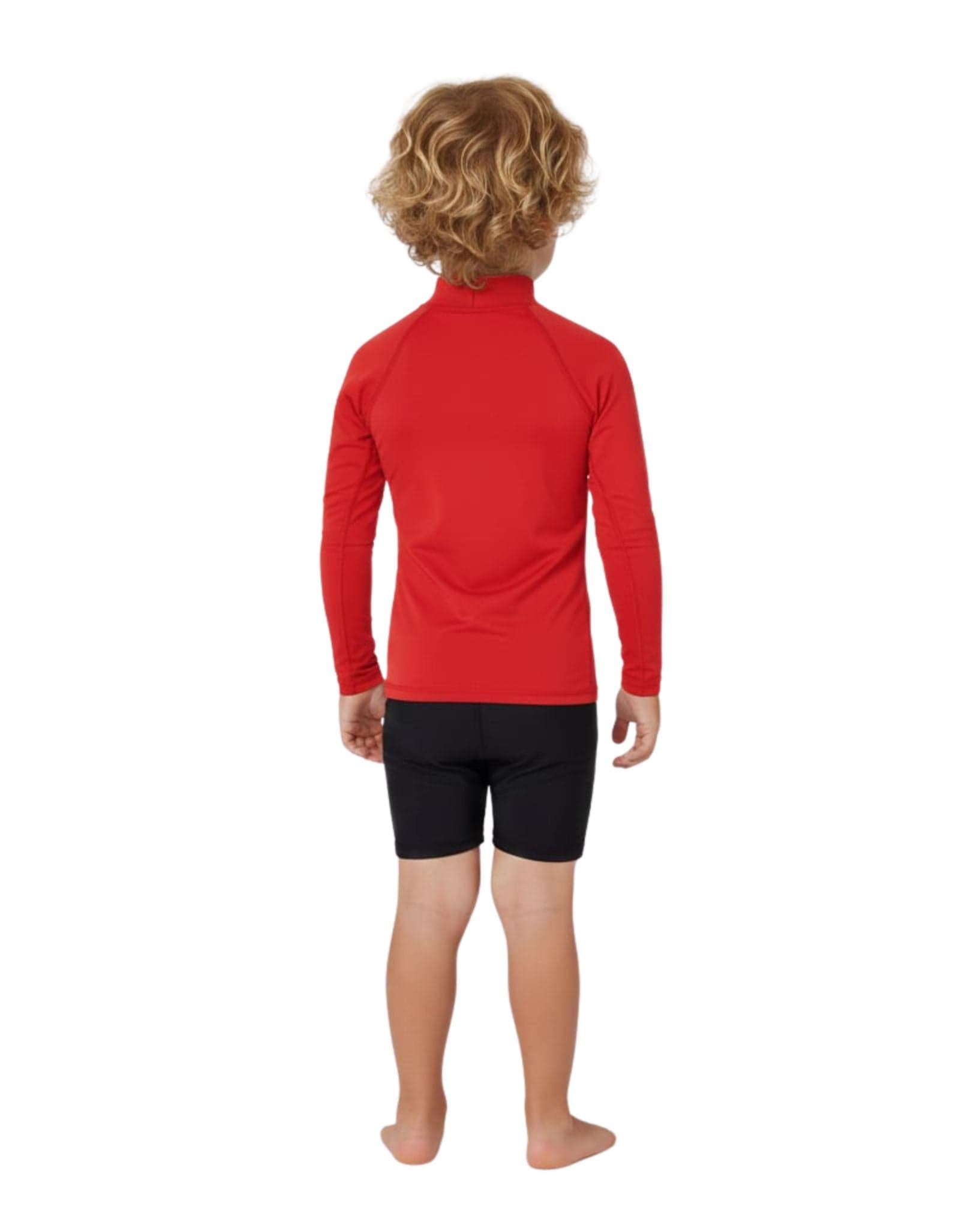 Ocean and Earth Tod Boys Script LS Rash Vest