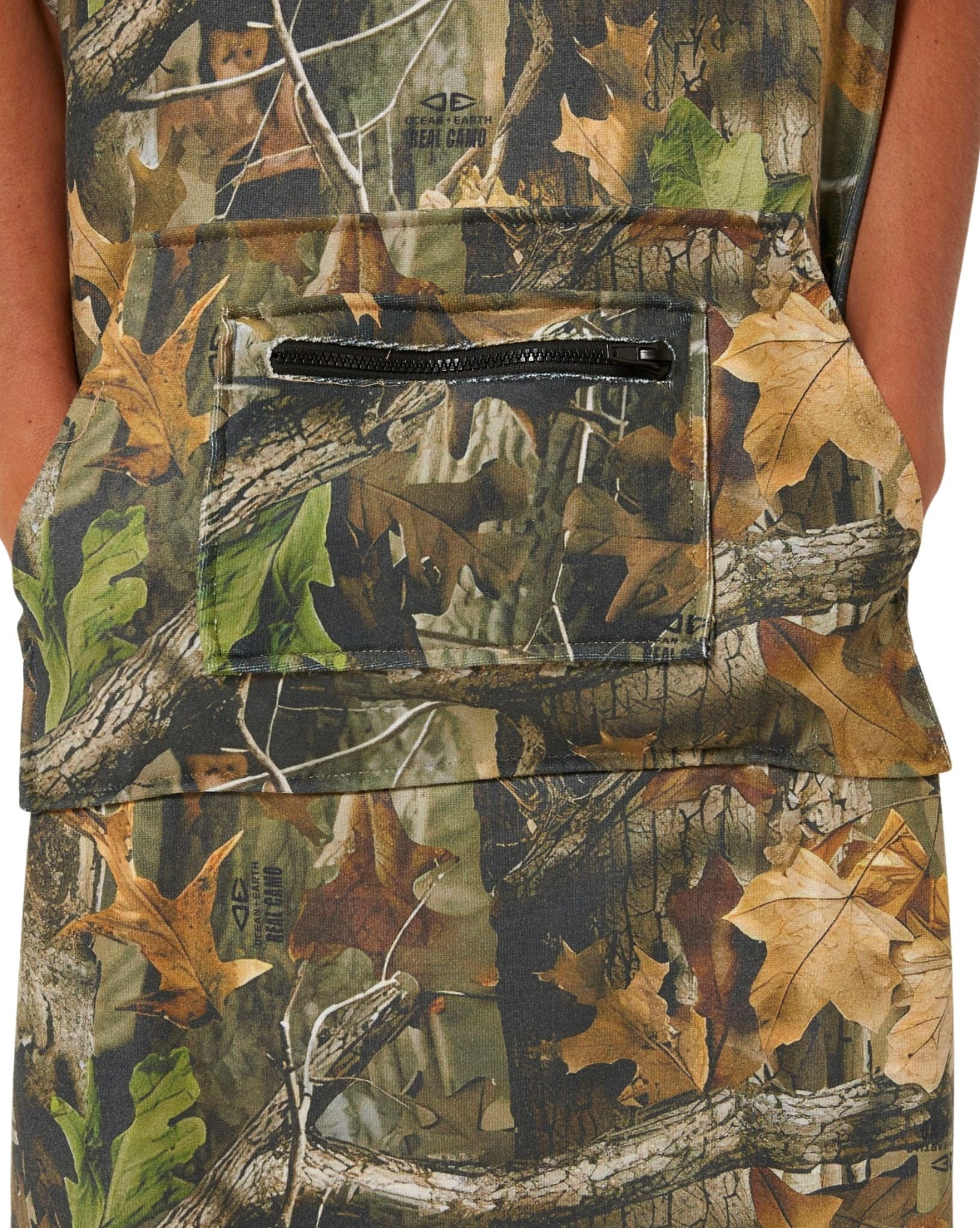 Ocean and Earth Youth Real Camo Hooded Poncho