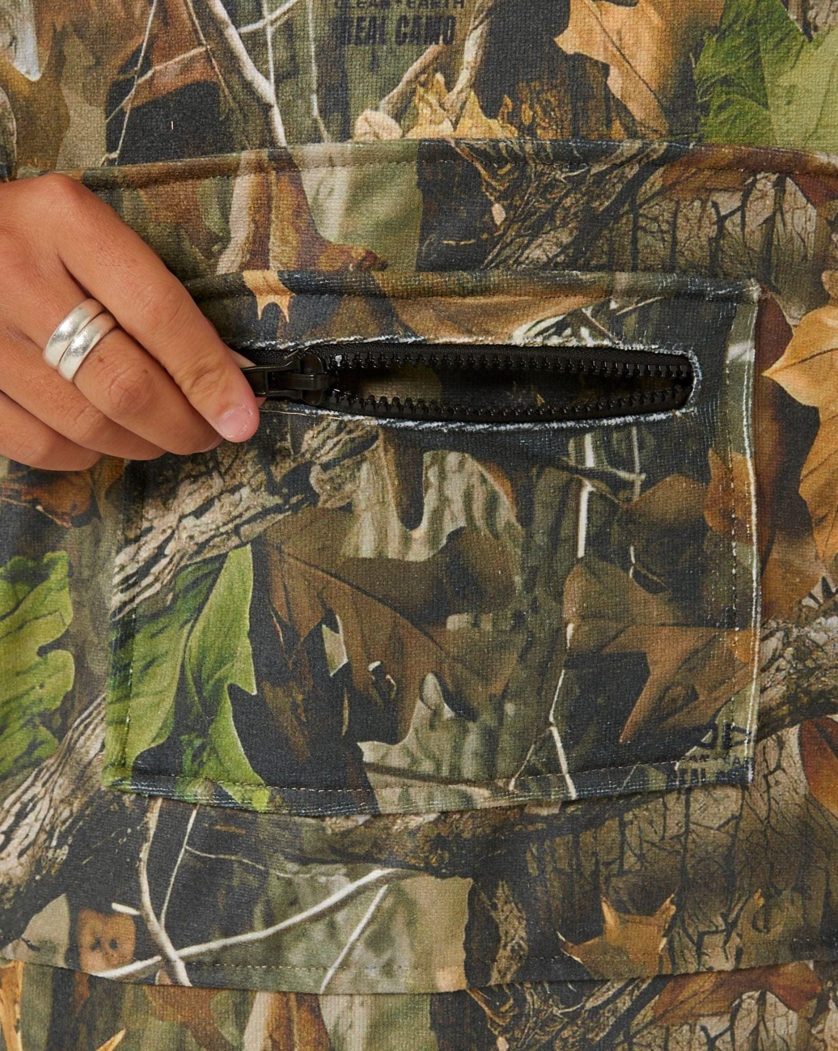 Ocean and Earth Youth Real Camo Hooded Poncho