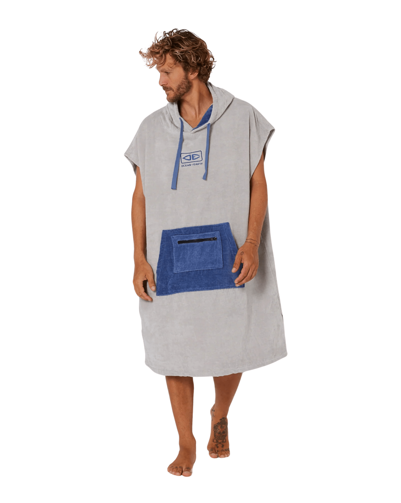 Ocean & Earth Mens Day Break Poncho
