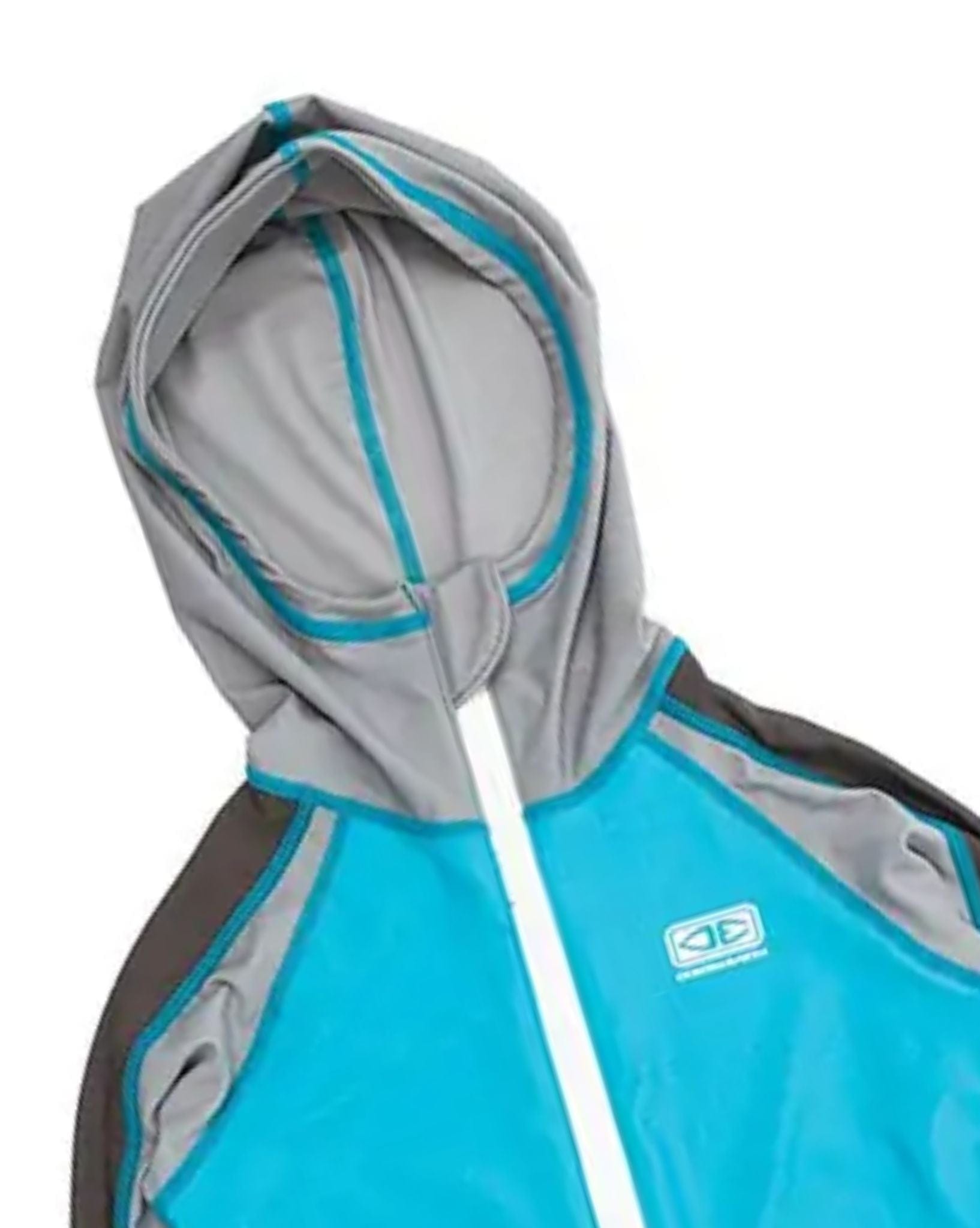 Ocean & Earth Toddler LS Zip Front Hoodie Sun Top - Blue 4