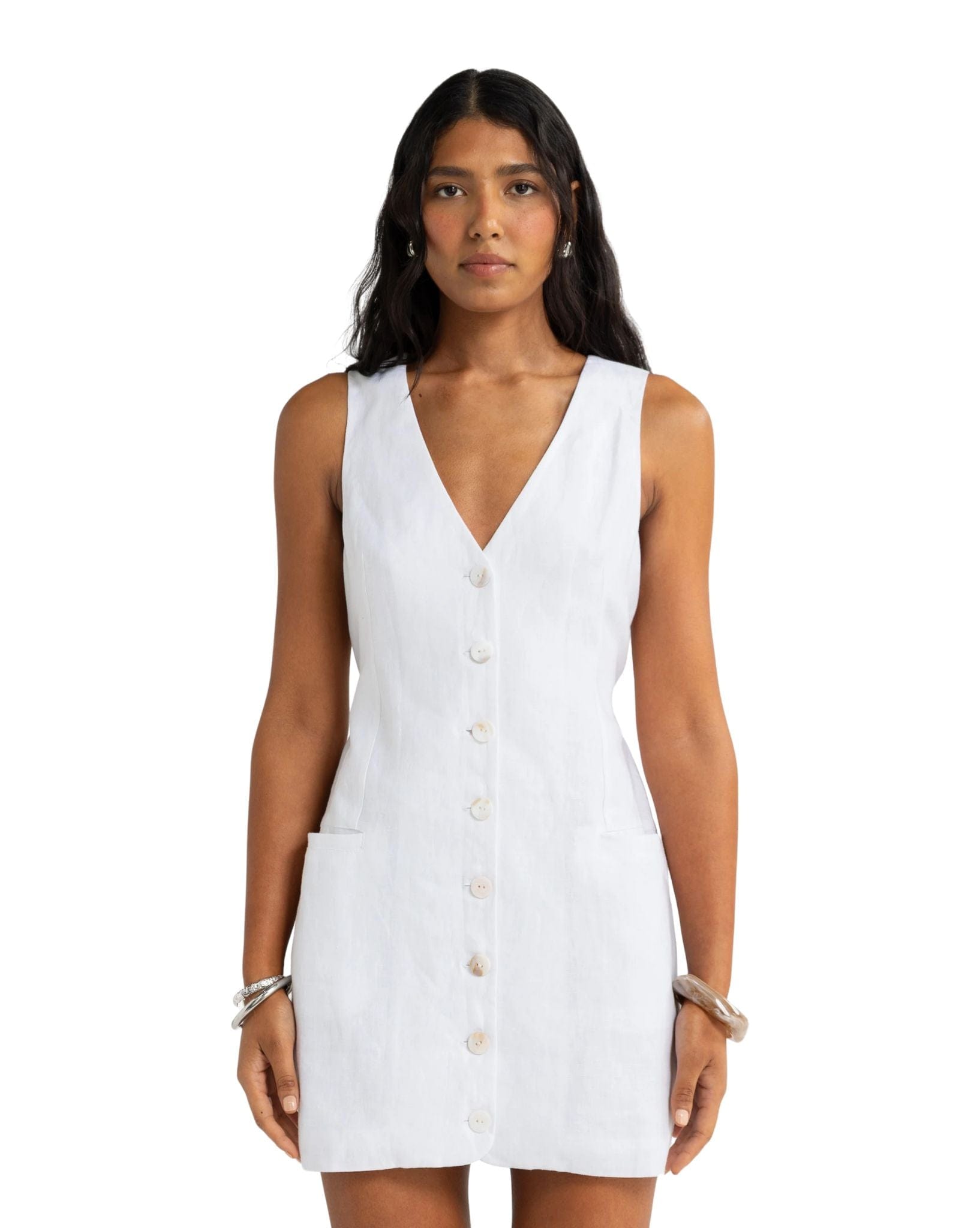ORTC Koda Linen Mini Dress