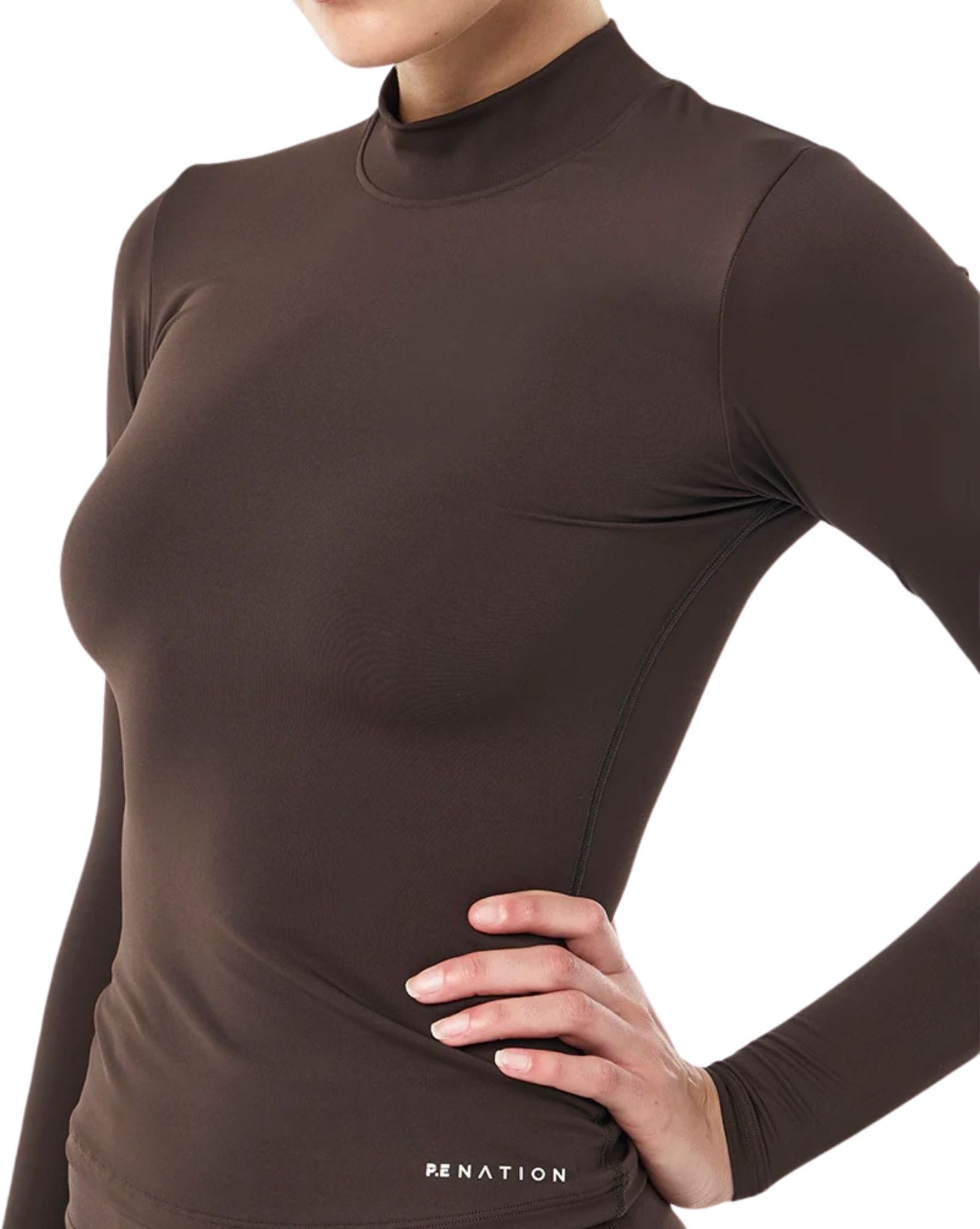 P.E Nation Foundation Mock Neck LS