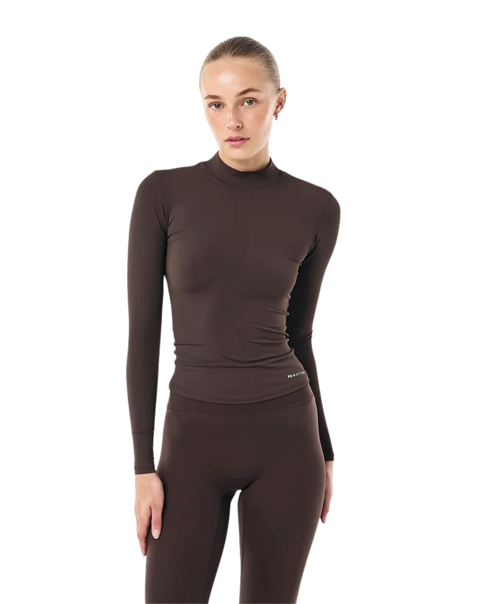 P.E Nation Foundation Mock Neck LS