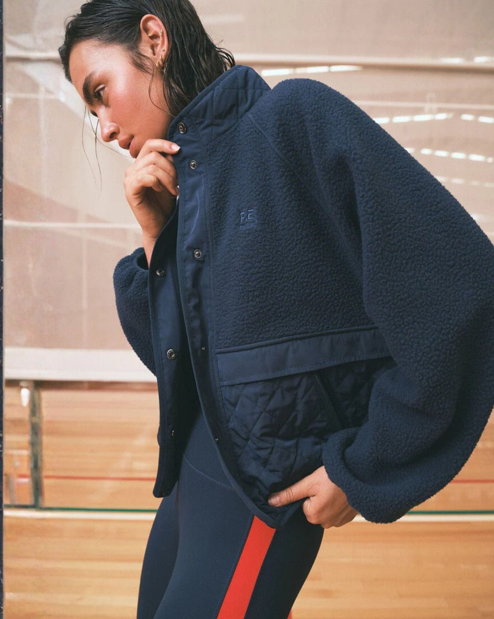 P.E Nation Technique Quilt Jacket