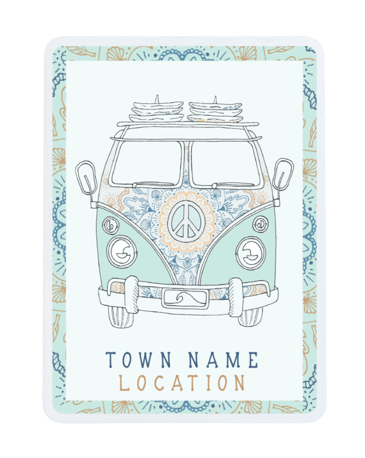 Pacific Creations Gerringong -  Peace Combi - Womens Magnet