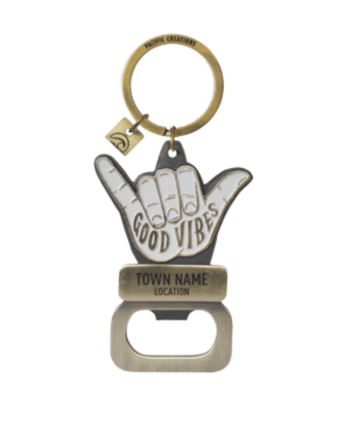 Pacific Creations Gerringong -  Shaka - Mens Keyring