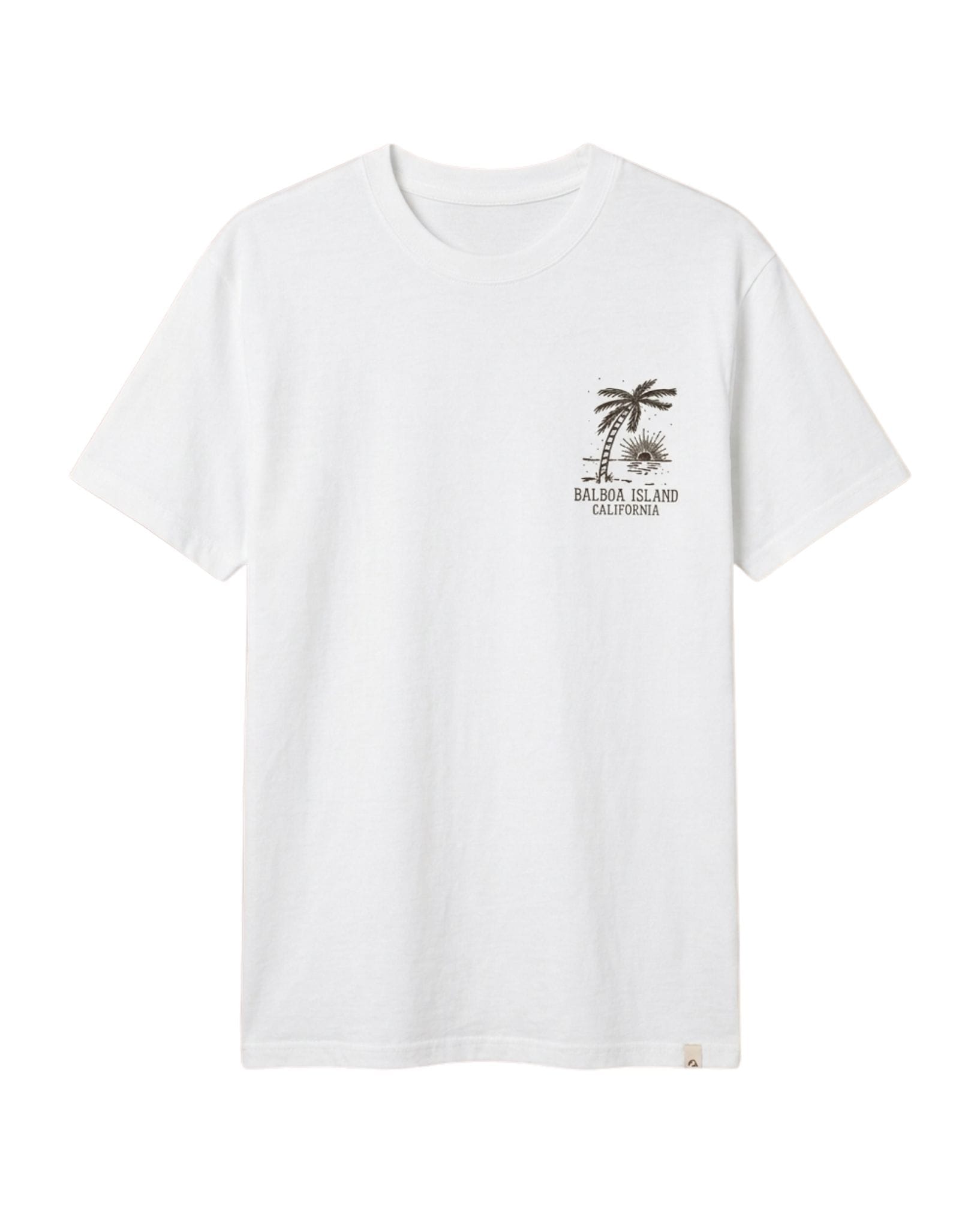 Pacific Creations Mens T - Good Vibes Palm