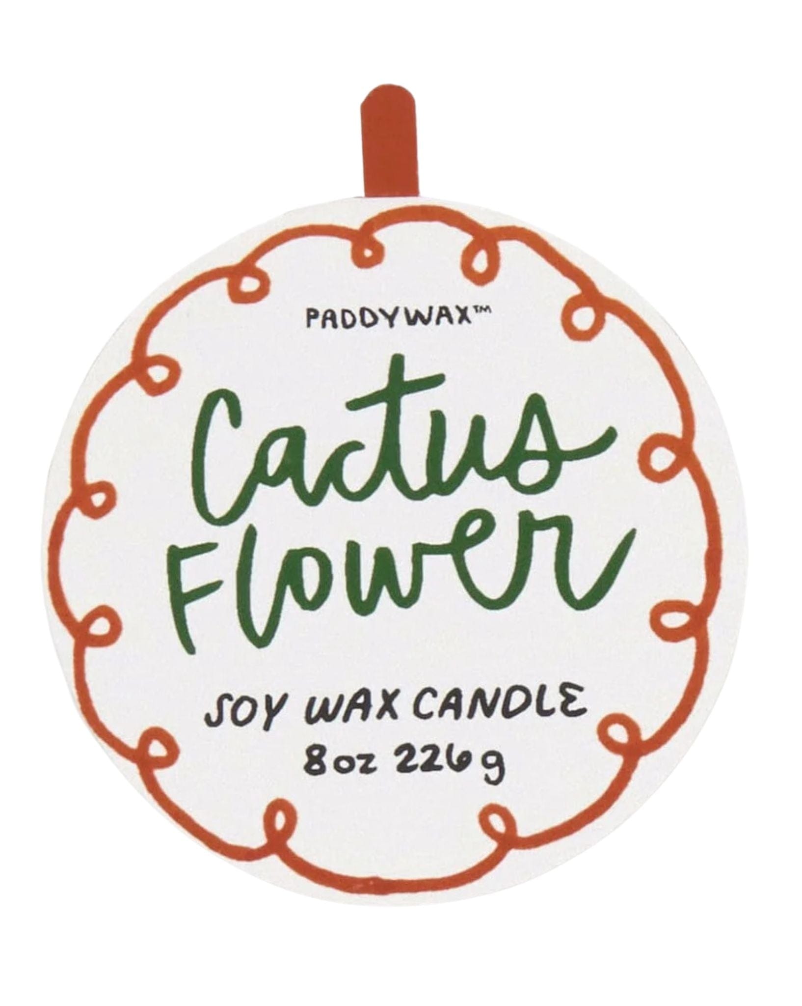 Paddywax Adopo 8 oz./226g Flower Ceramic Candle - Cactus Flower  Boxed