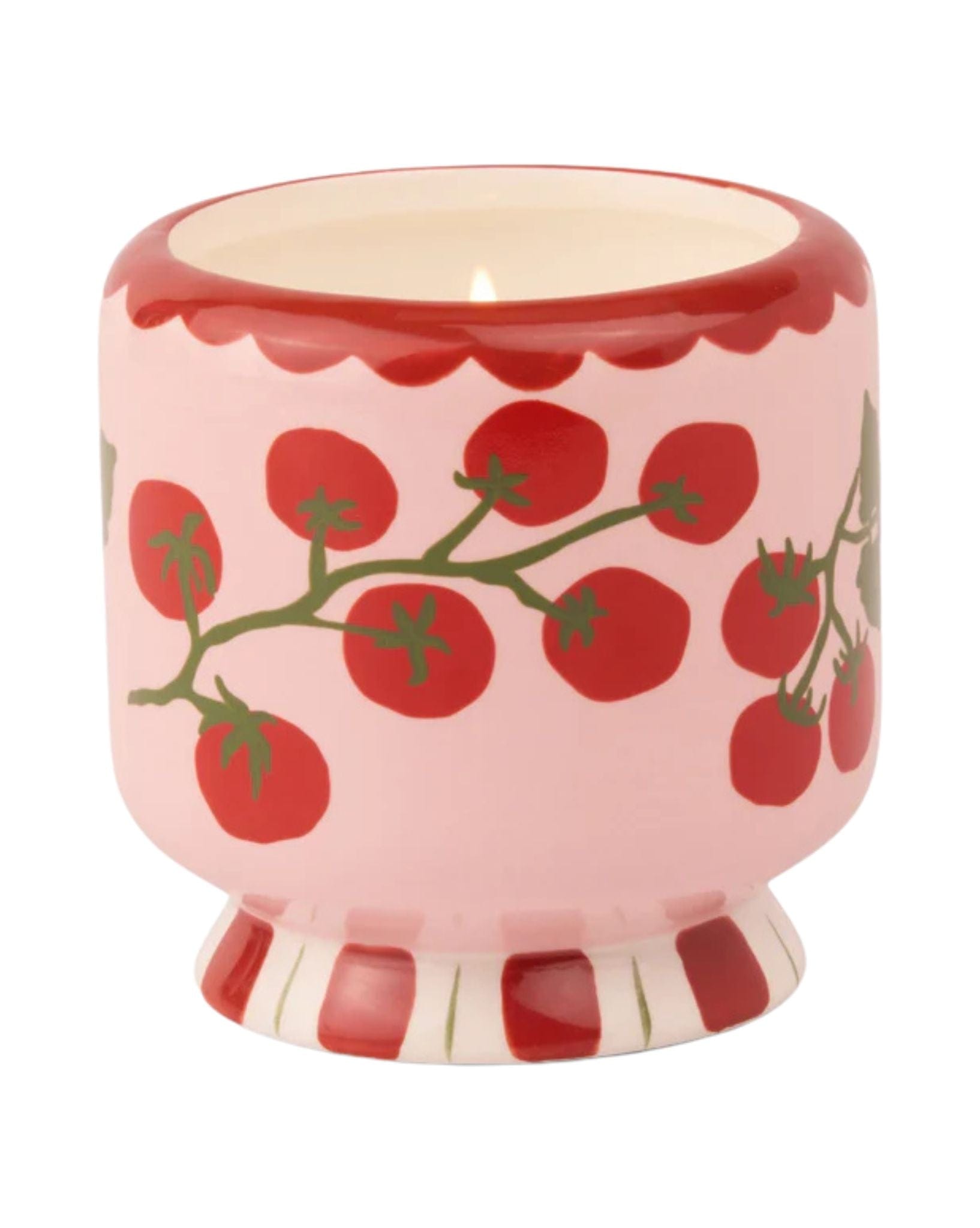 Paddywax Adopo 8oz Tomato Vine Ceramic Candle - Heirloom Tomato