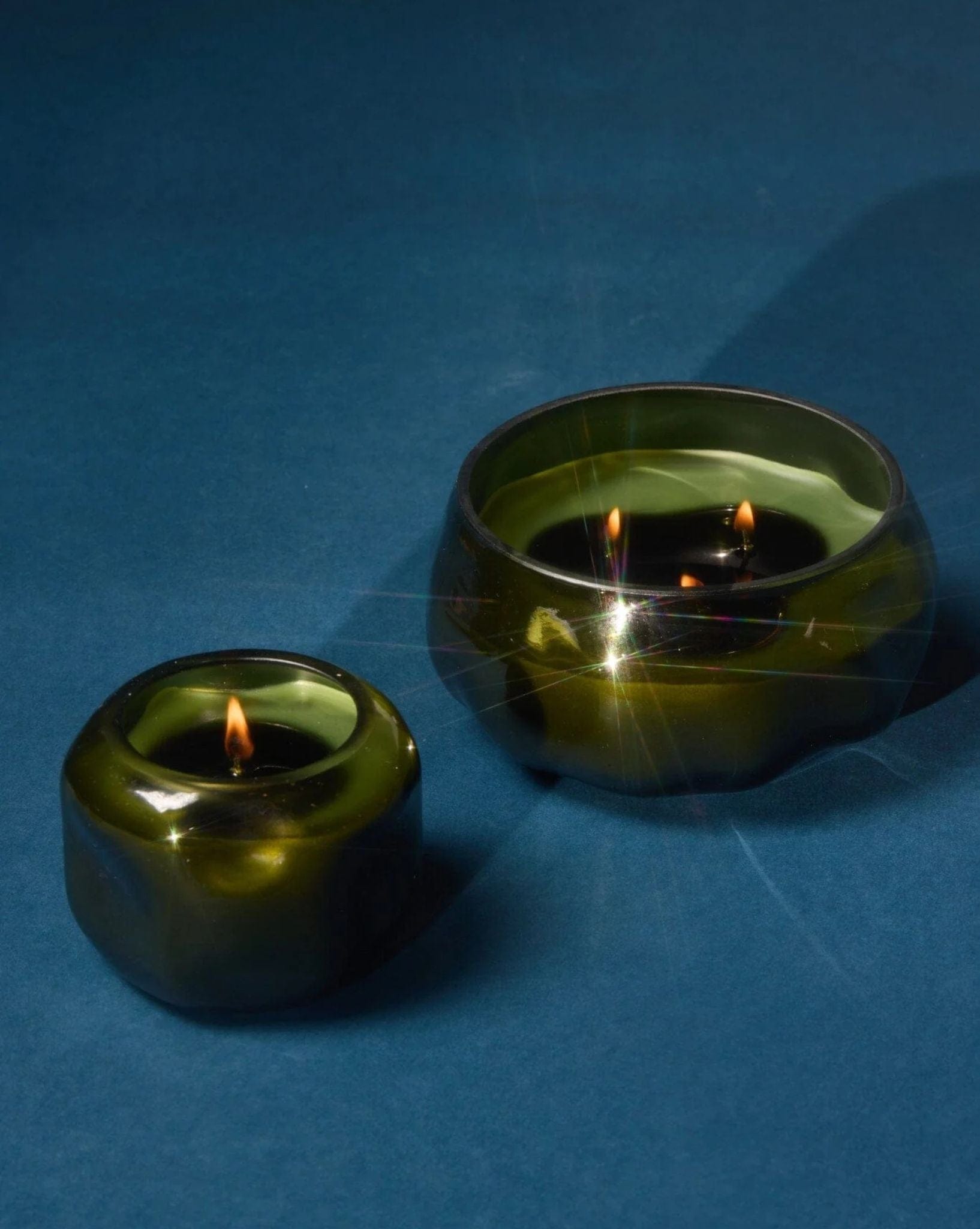 Paddywax Basalt Green 5oz Glass Candle - Wild Fig & Cedar