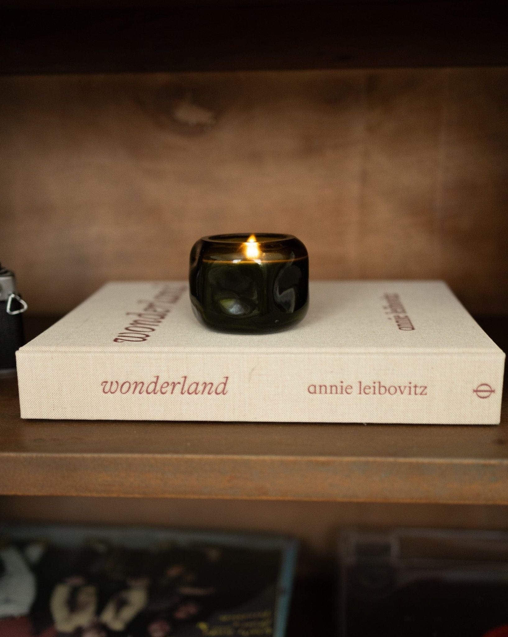 Paddywax Basalt Green 5oz Glass Candle - Wild Fig & Cedar