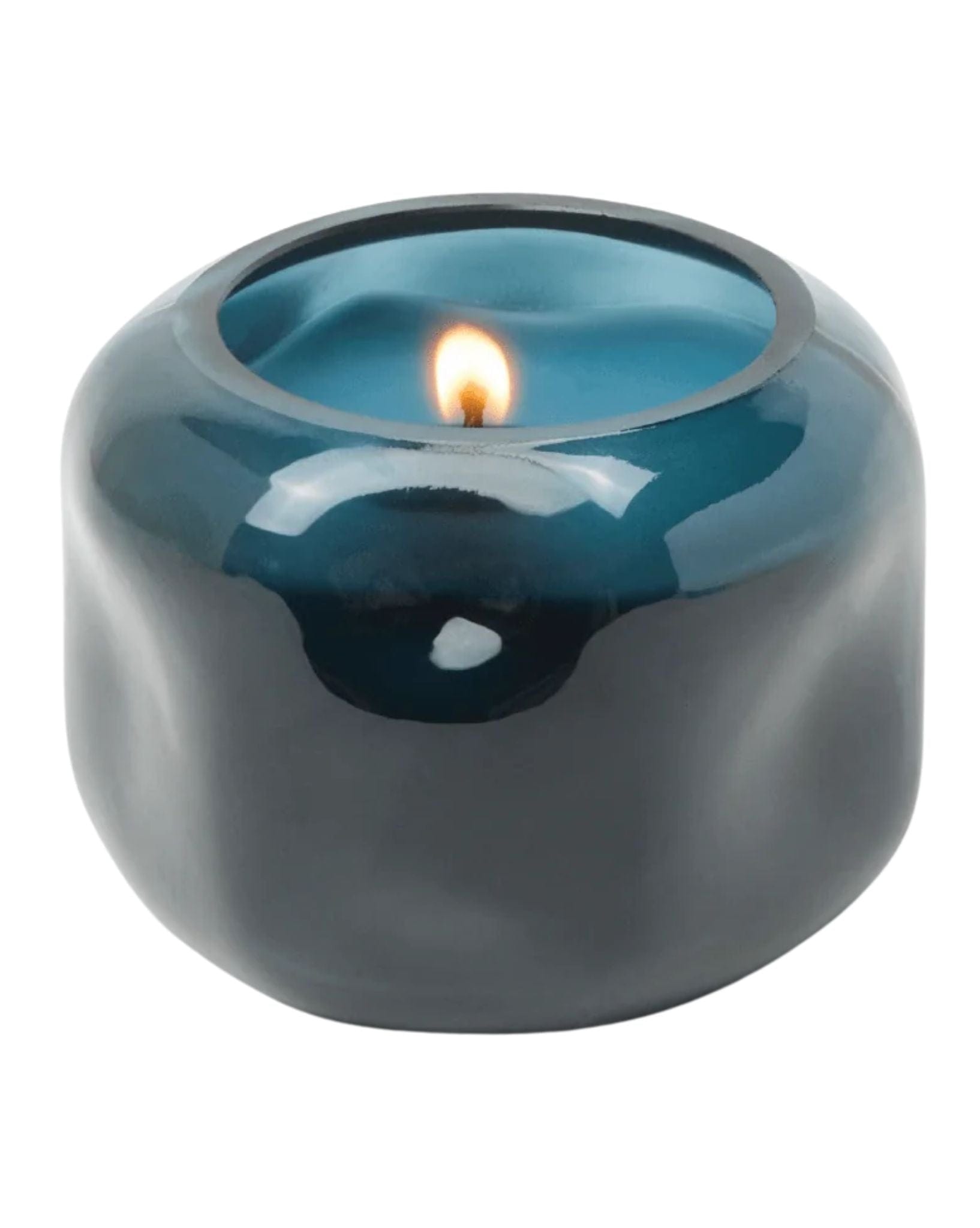 Paddywax Basalt Navy 5oz Glass Candle - Rosewater Santal
