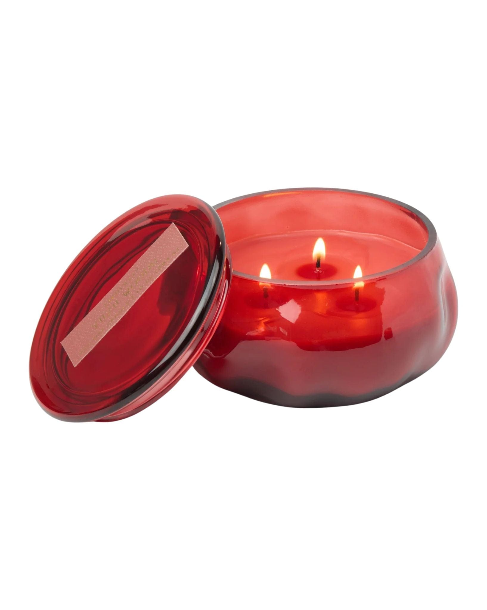 Paddywax Basalt Red 10oz Glass Candle - Yuzu Woods