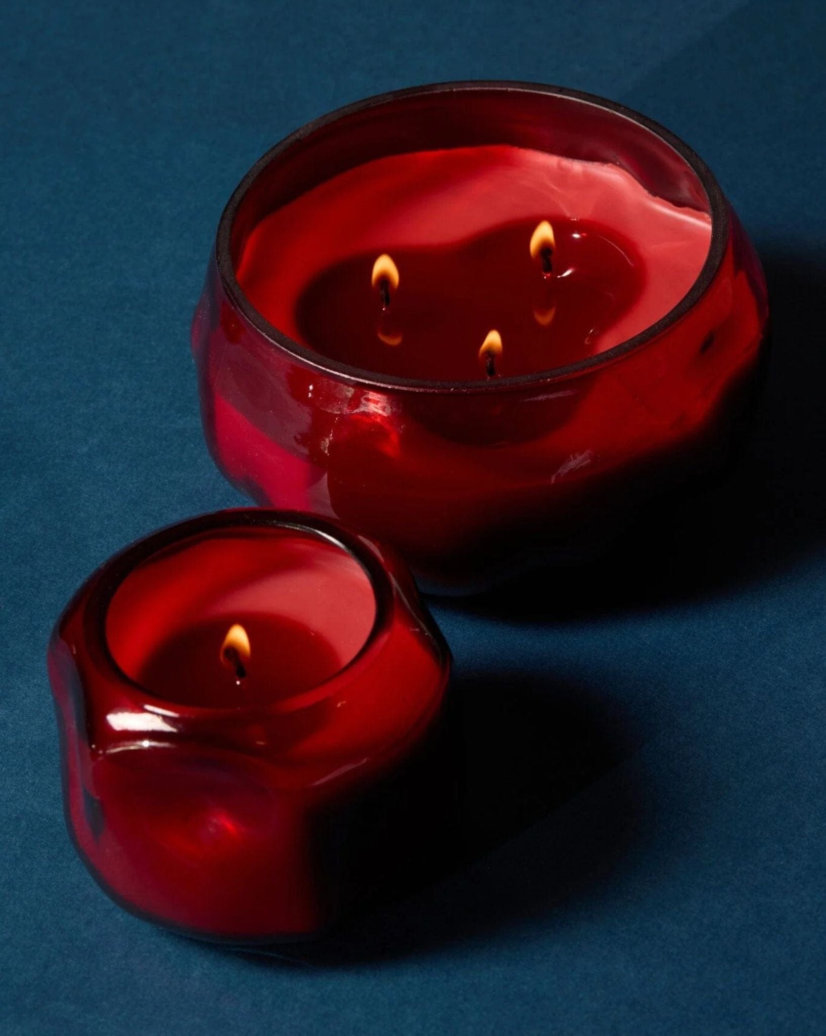 Paddywax Basalt Red 5oz Glass Candle - Yuzu Woods