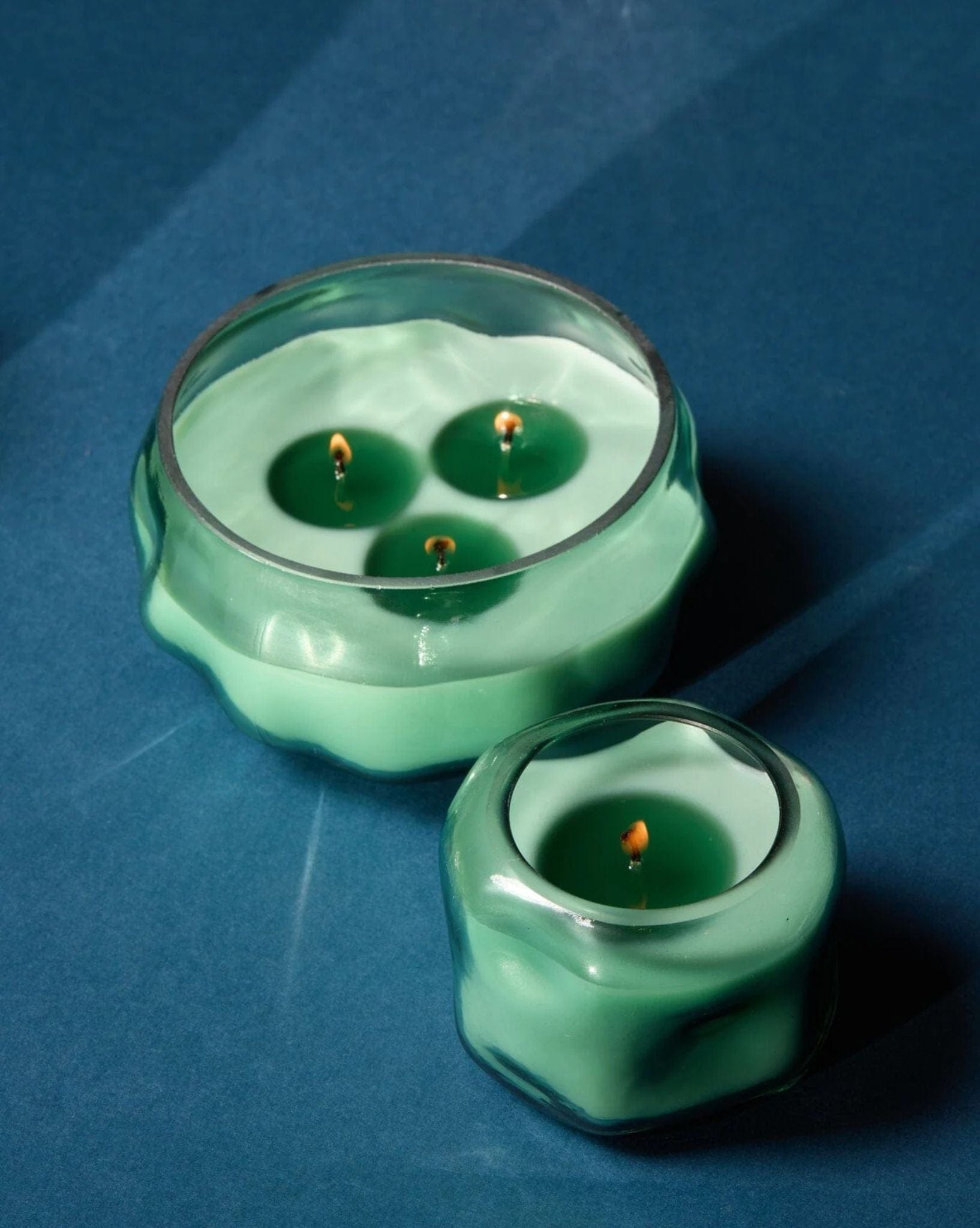 Paddywax Basalt Turquoise 5oz Glass Candle - Fresh Air & Sea Salt