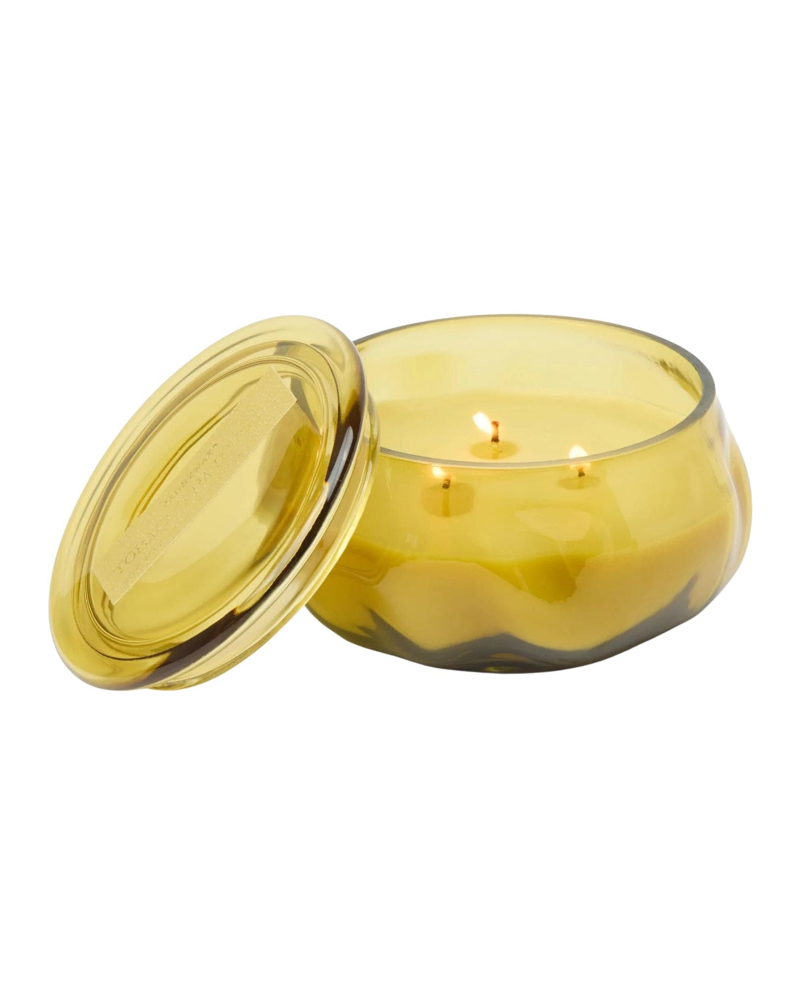 Paddywax Basalt Yellow 10 oz Glass Candle - Tobacco Patchouli