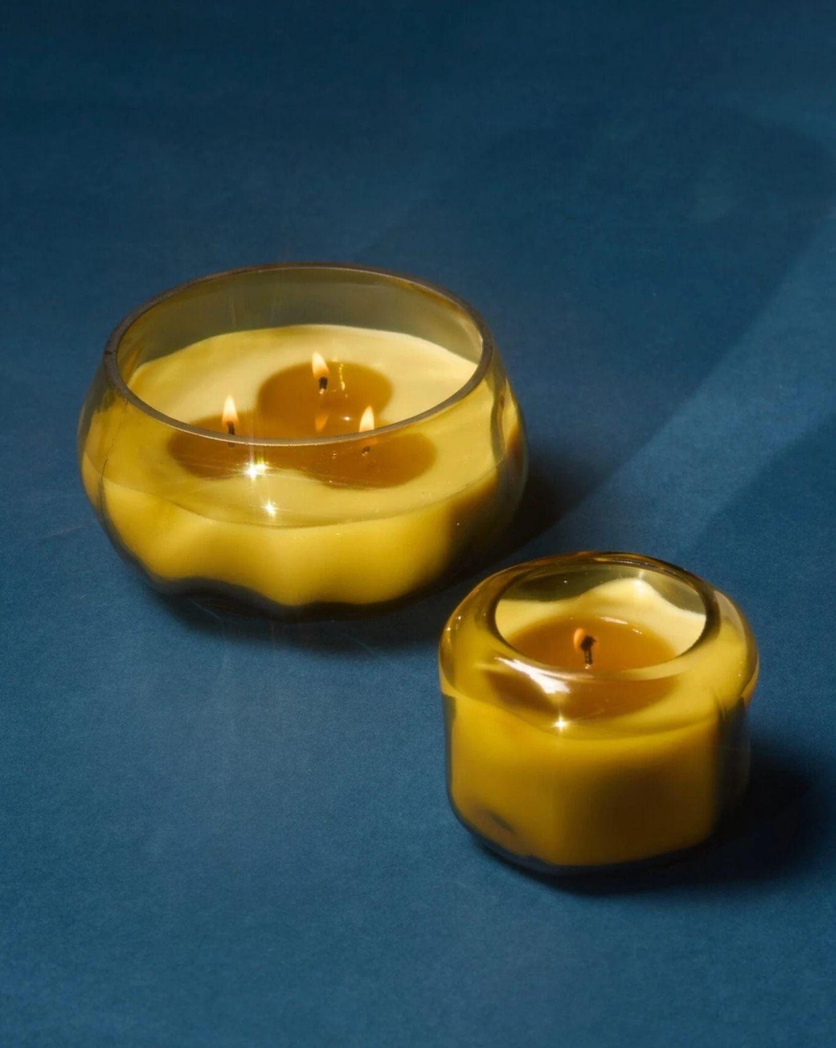 Paddywax Basalt Yellow 5oz Glass Candle - Tobacco Patchouli
