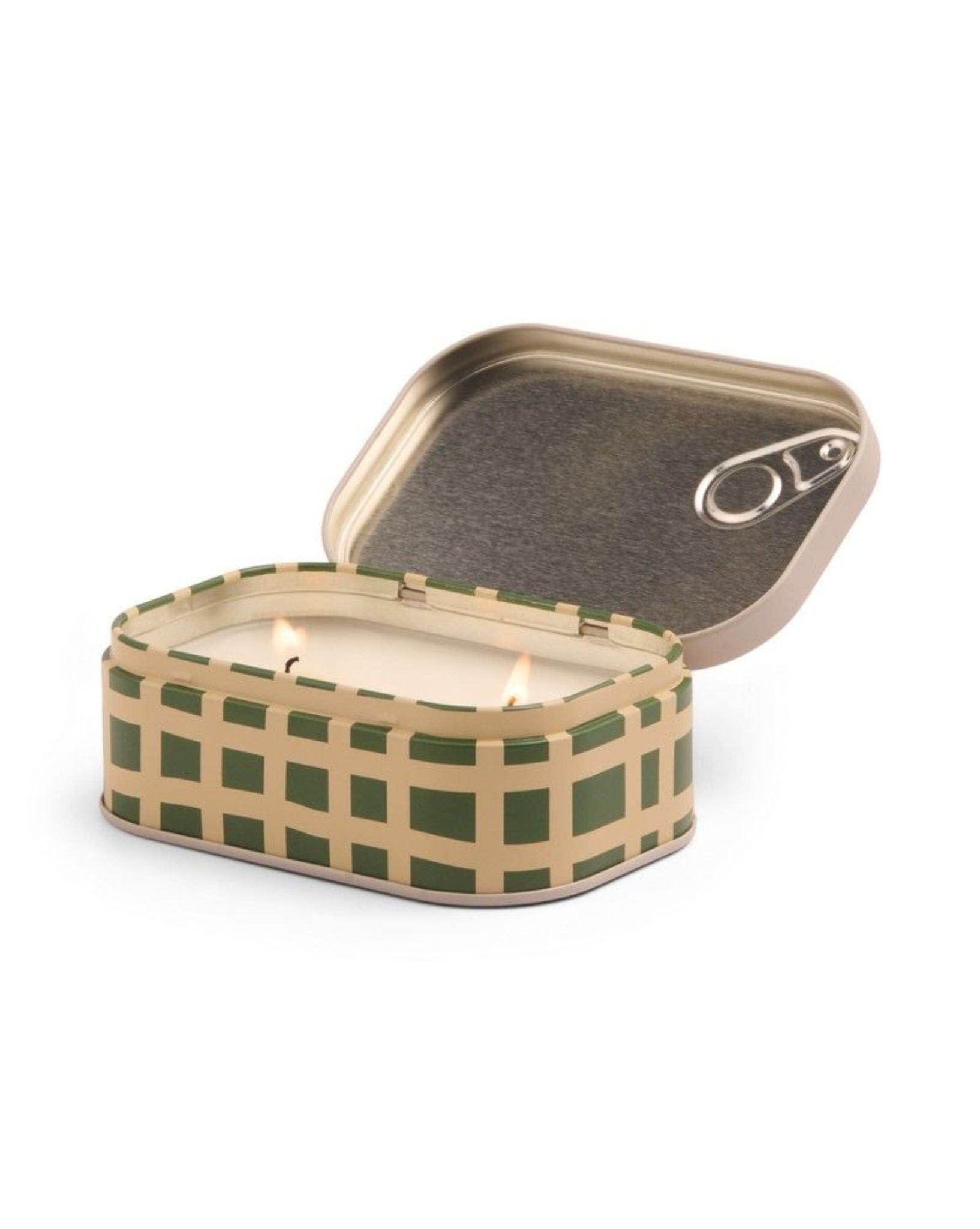 Paddywax Bistro 4.5oz French Baguette Printed Tin Candle - Rosemary Thyme