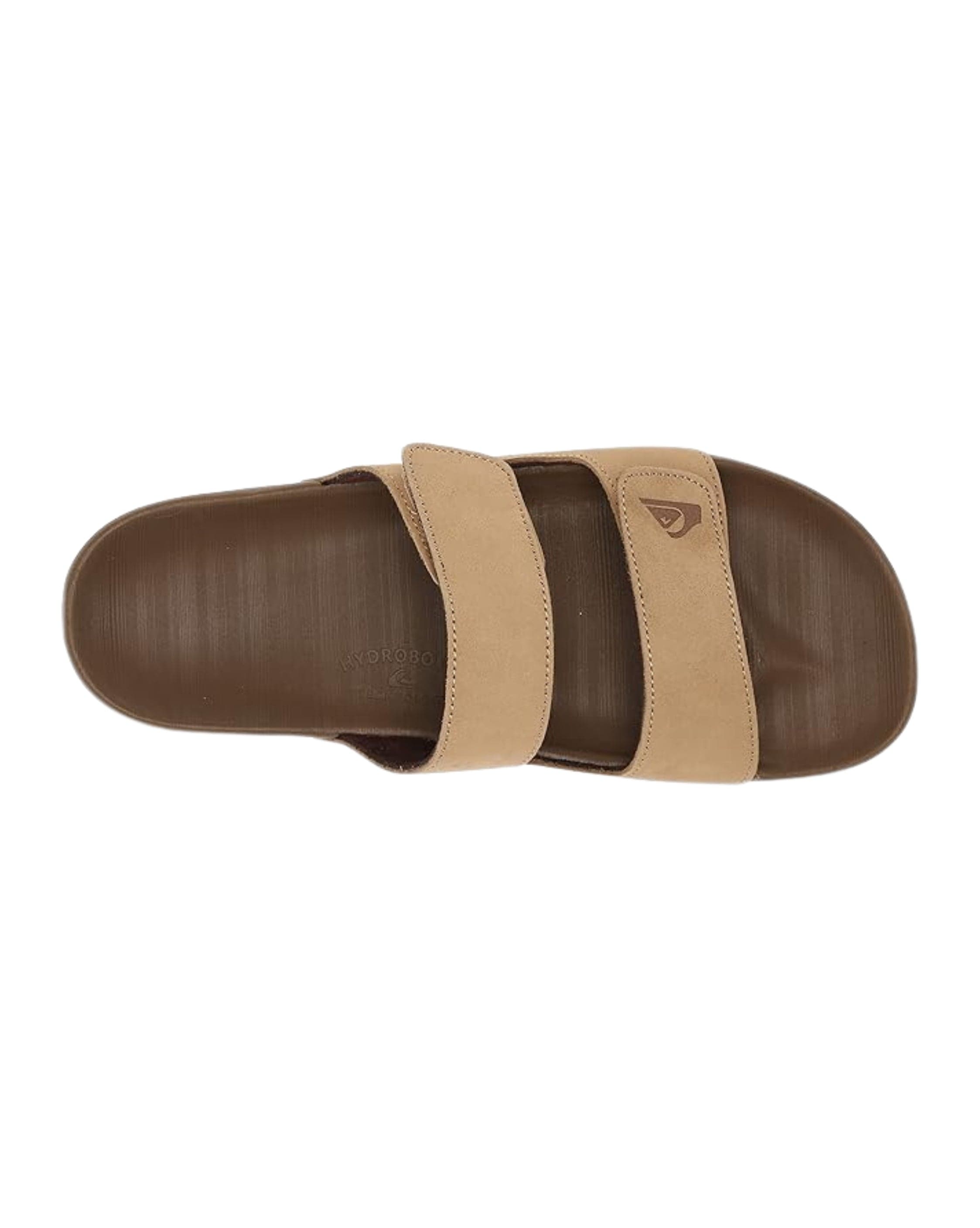 Quiksilver Men's Rivi Leather Double Adjust Slide Sandal