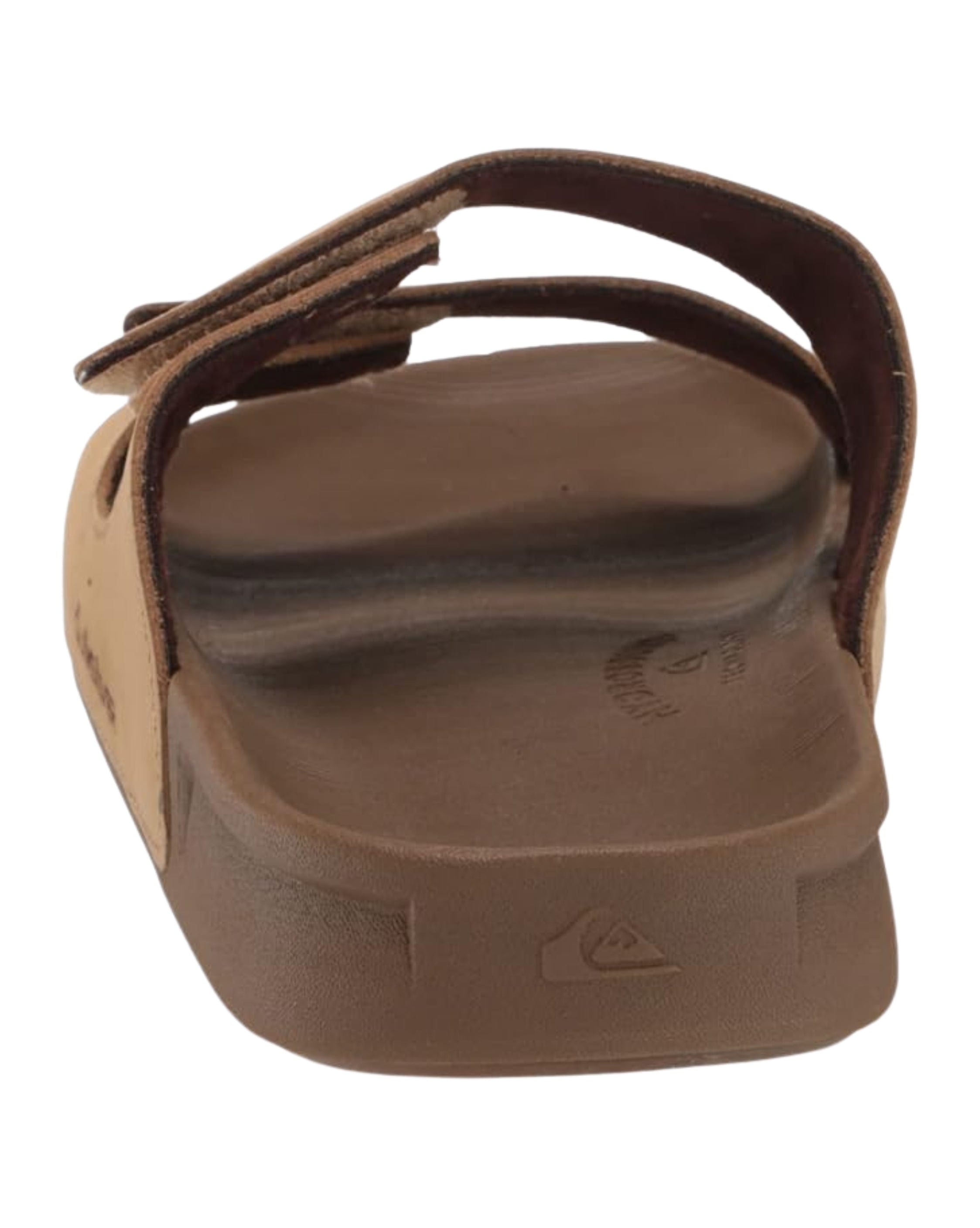 Quiksilver Men's Rivi Leather Double Adjust Slide Sandal