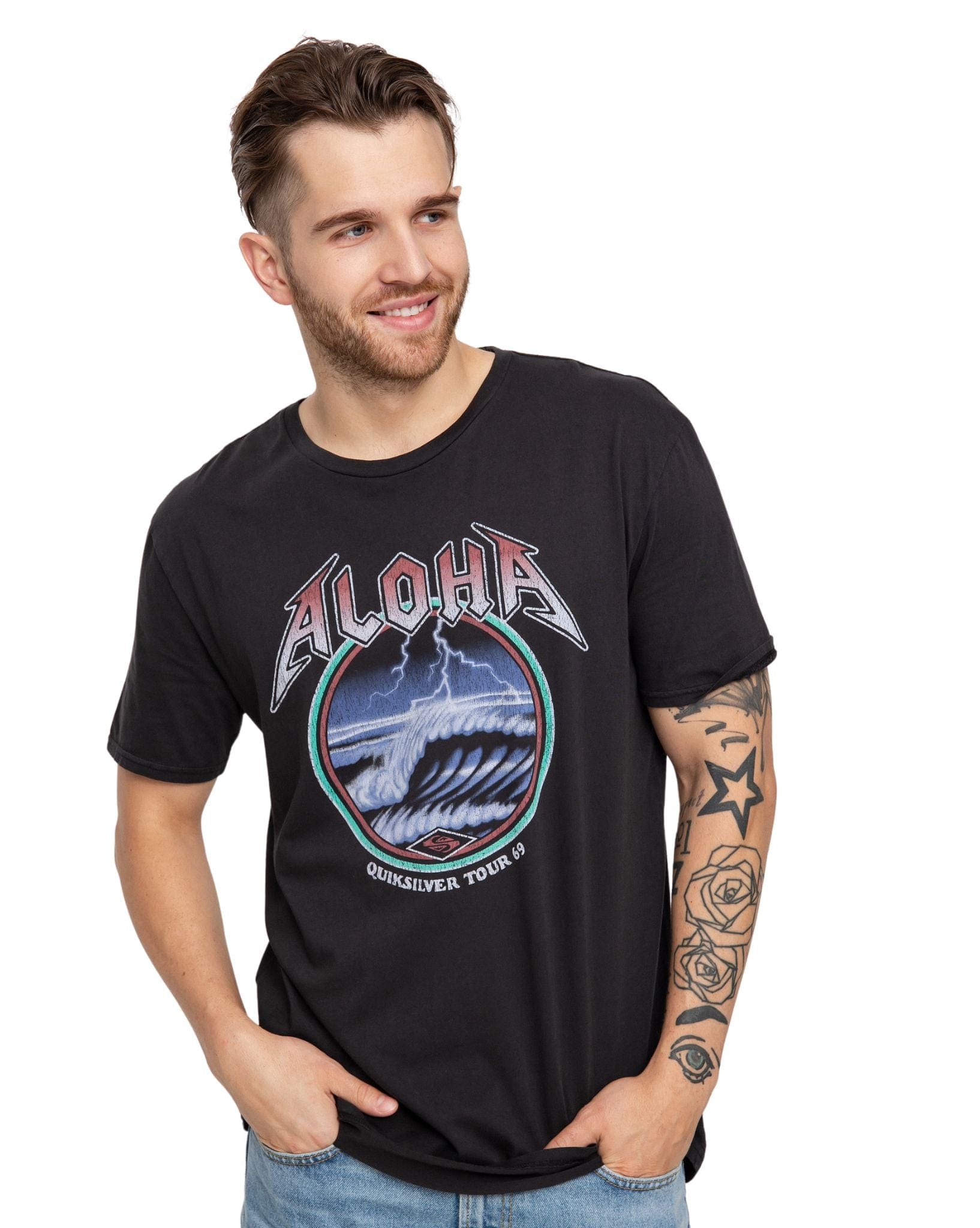 Quiksilver Mens Rock Waves Oz
