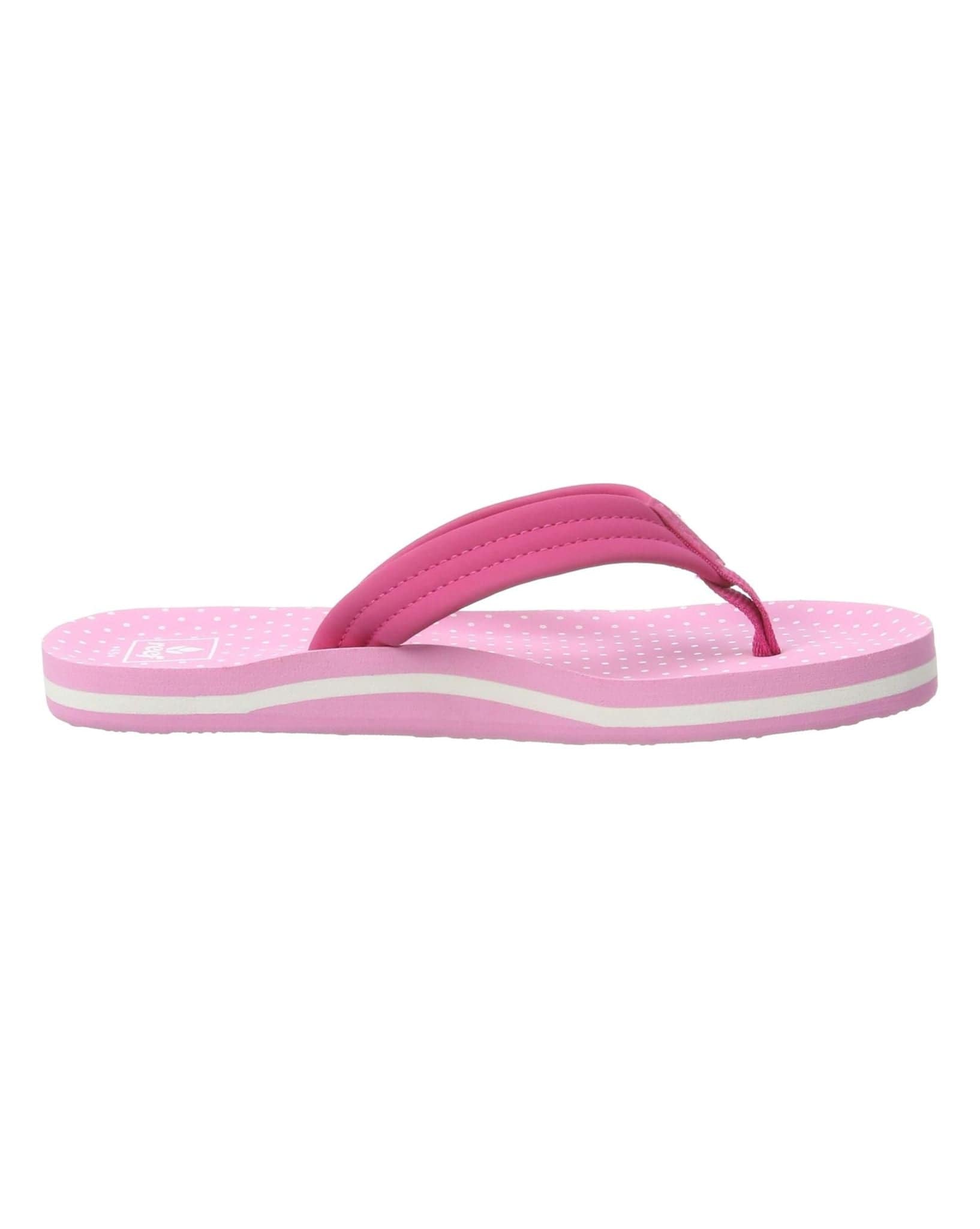 Reef Girls Kids AHI Thongs - Polka Dot