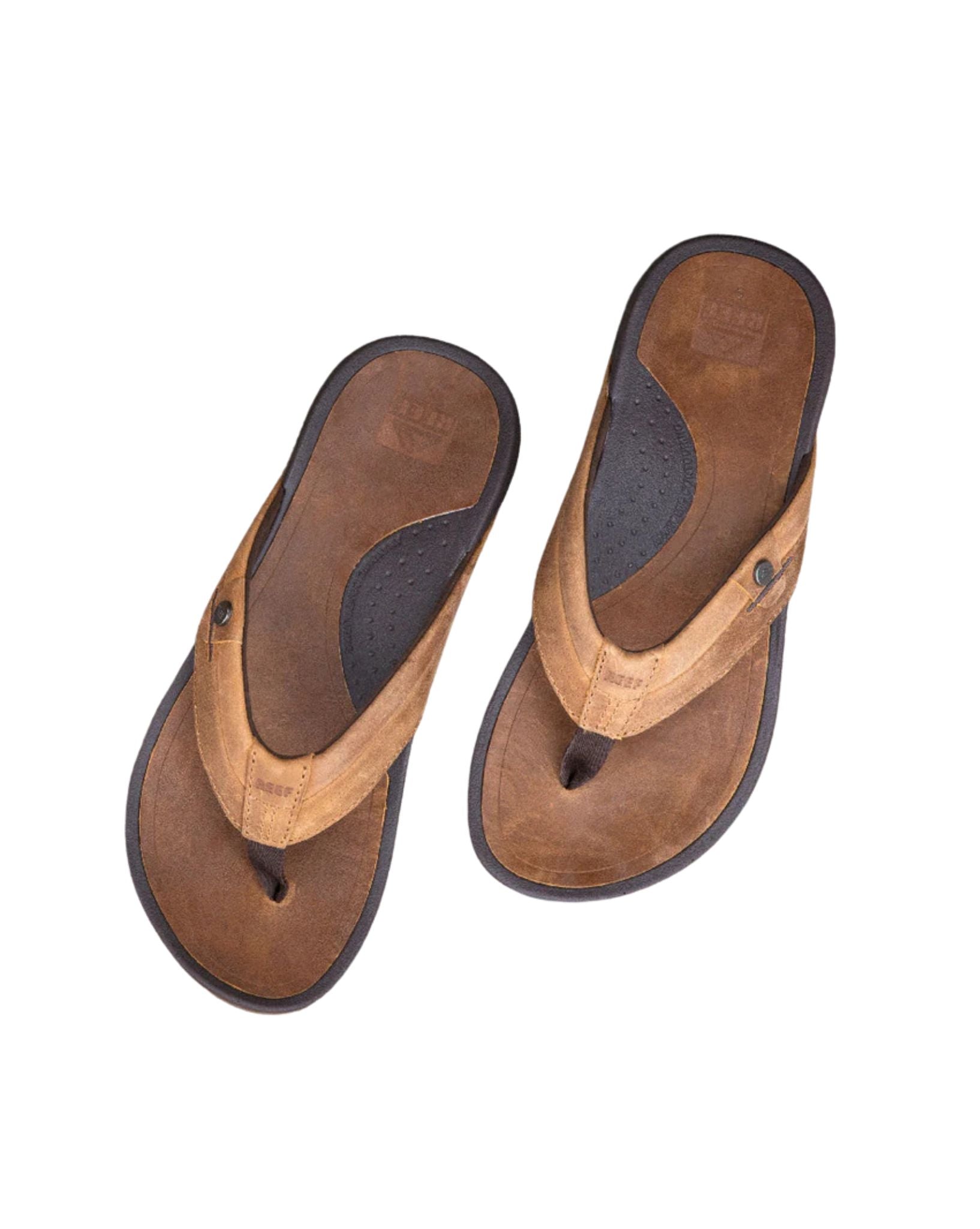 Reef Mens Pacific Leather Sandals - Java