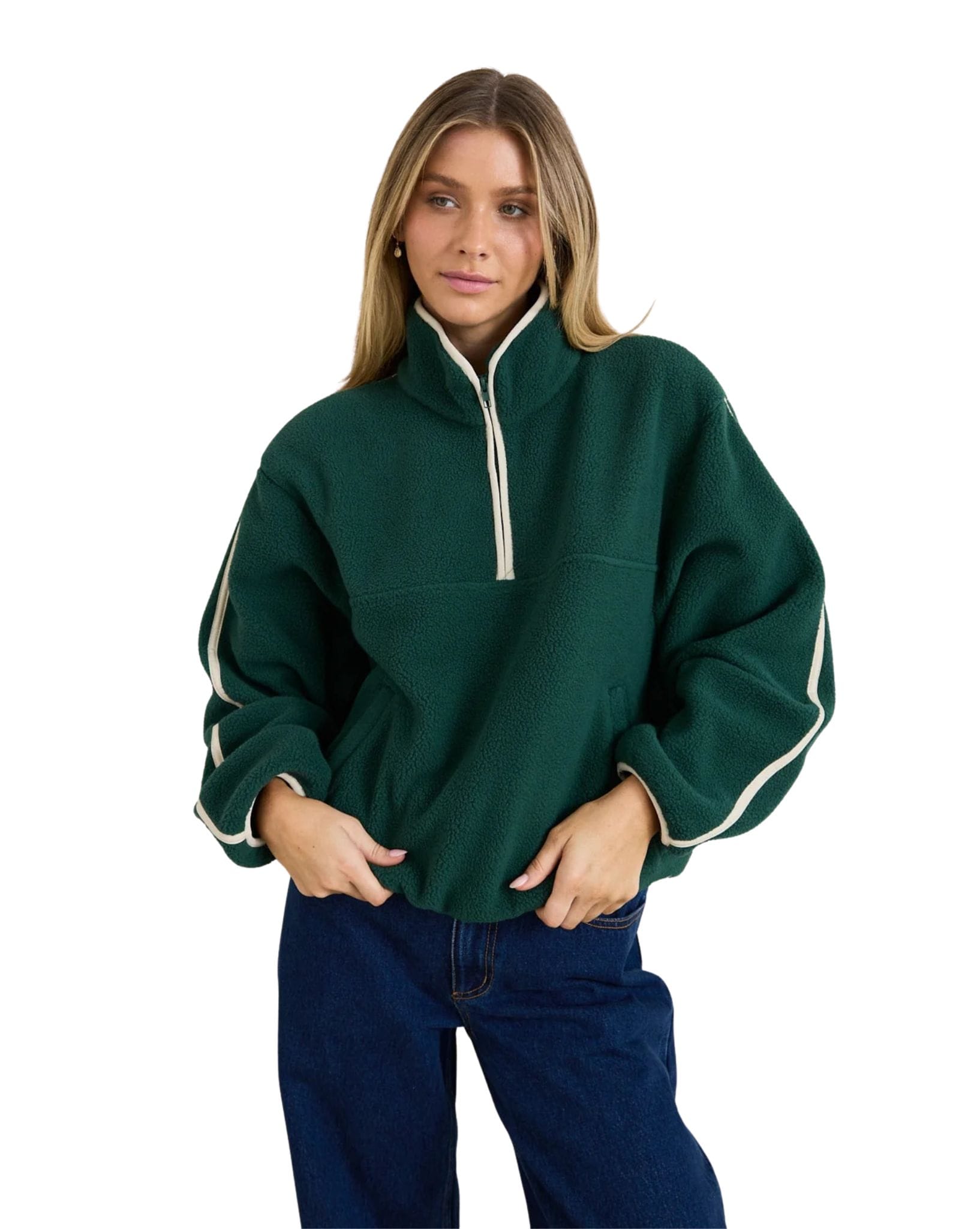 Rhythm Camp Half Zip Sherpa Pullover
