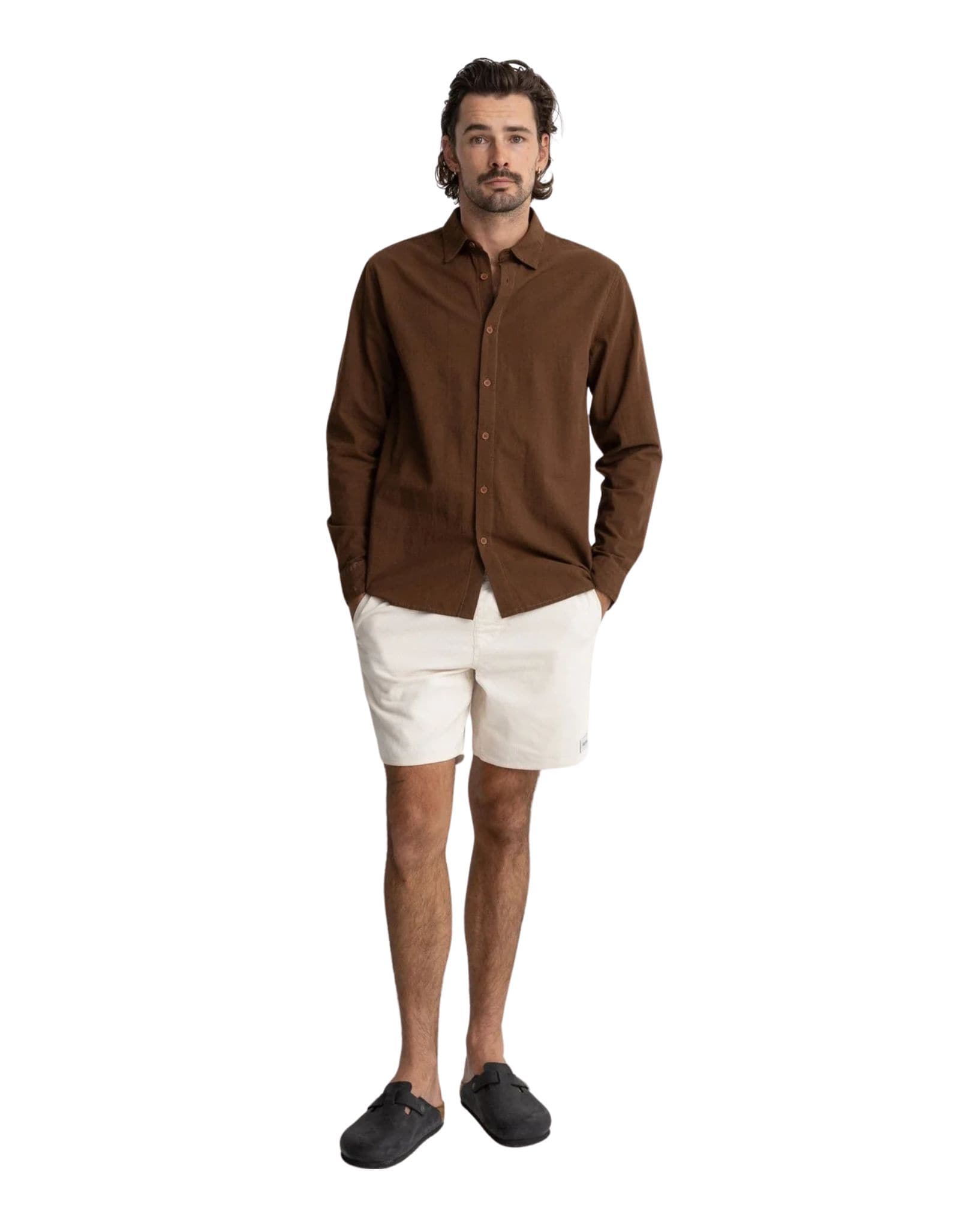 Rhythm Classic Linen Ls Shirt