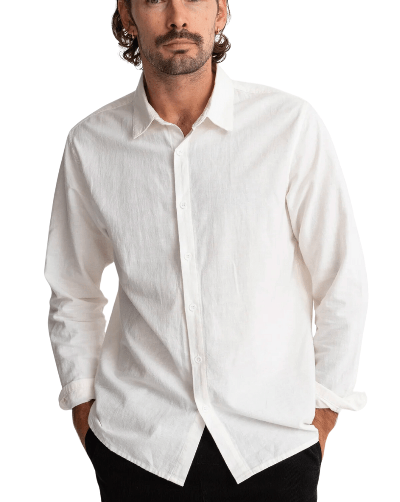 Rhythm Classic Linen Ls Shirt