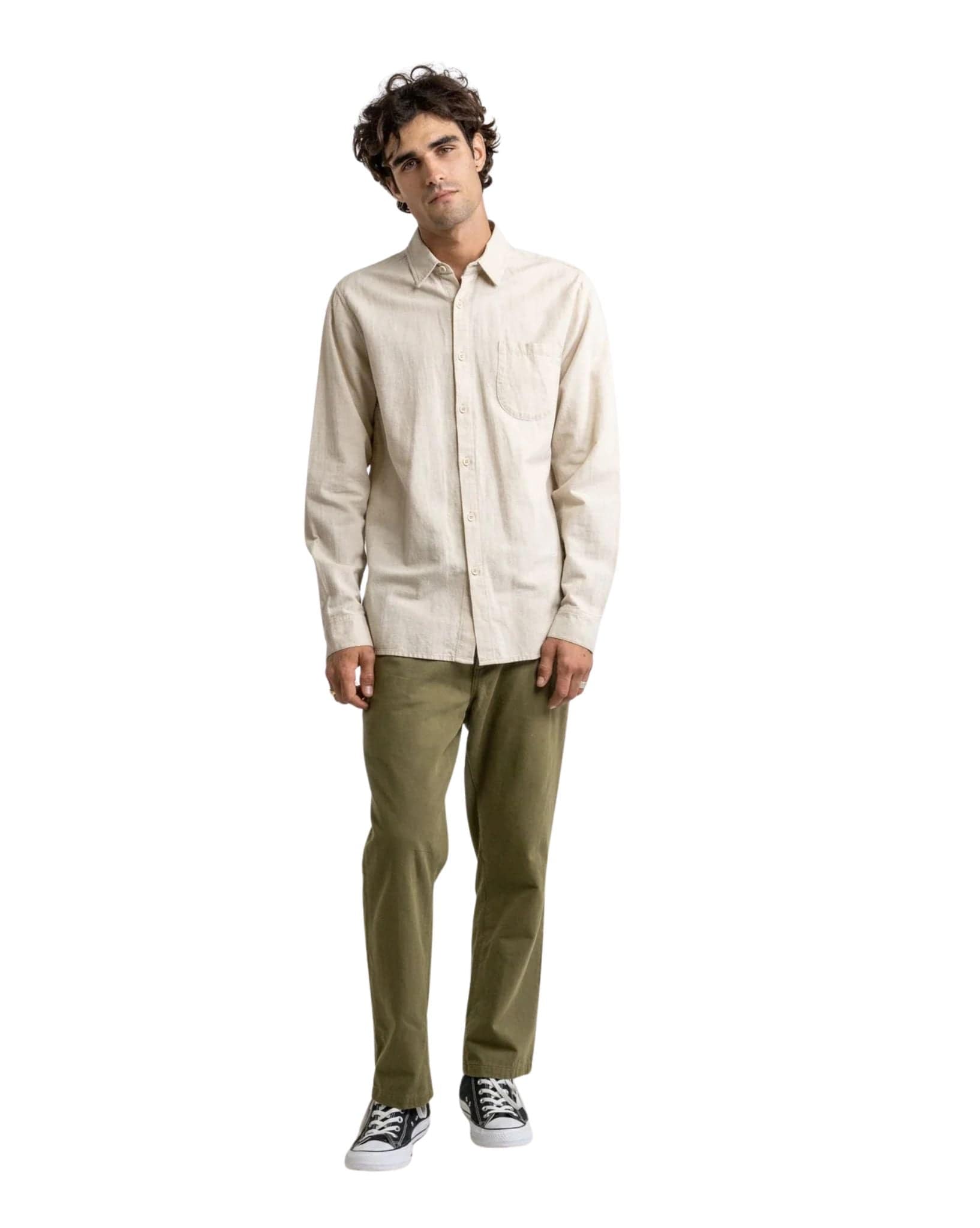 Rhythm Classic Linen Ss Shirt