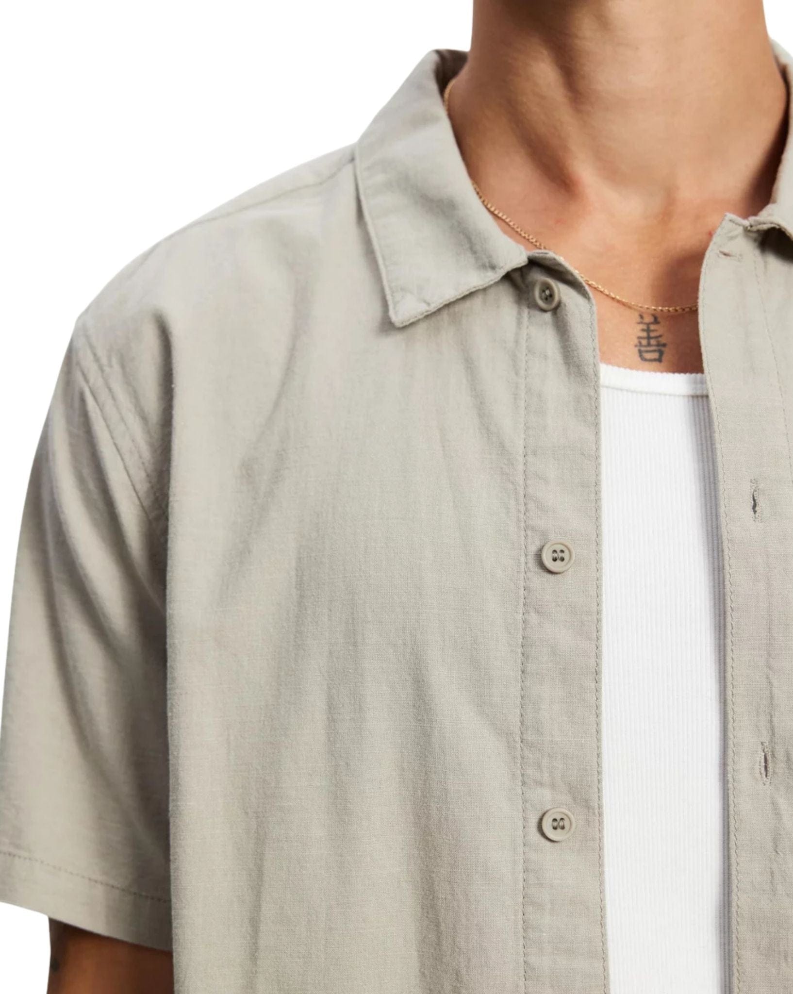 Rhythm Classic Linen Ss Shirt